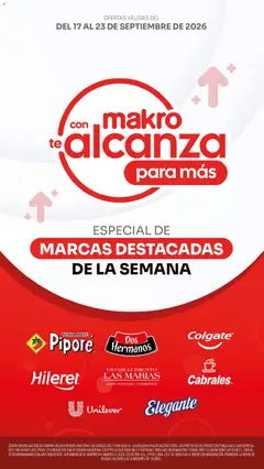 Vista previa Makro Ofertas especiales válido desde el 17/09/2026
