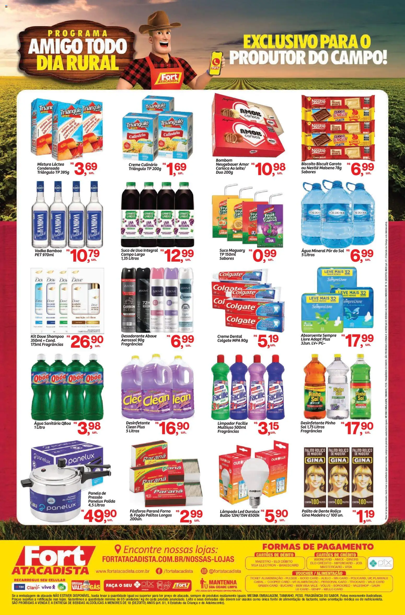 Fort Atacadista Folheto - válido de 28/09/2026 | Página: 2 | Produtos: Fragrância, Bebidas, Água, Água sanitária