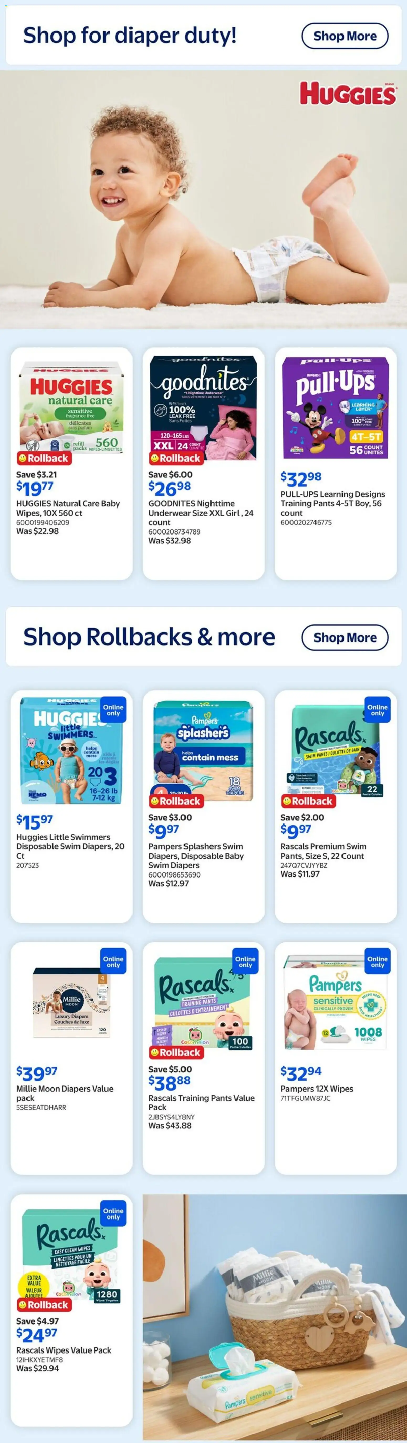 Walmart flyer valid from Jun 25, 2026 | Page: 12 | Products: Fragrance, Pants, Underwear