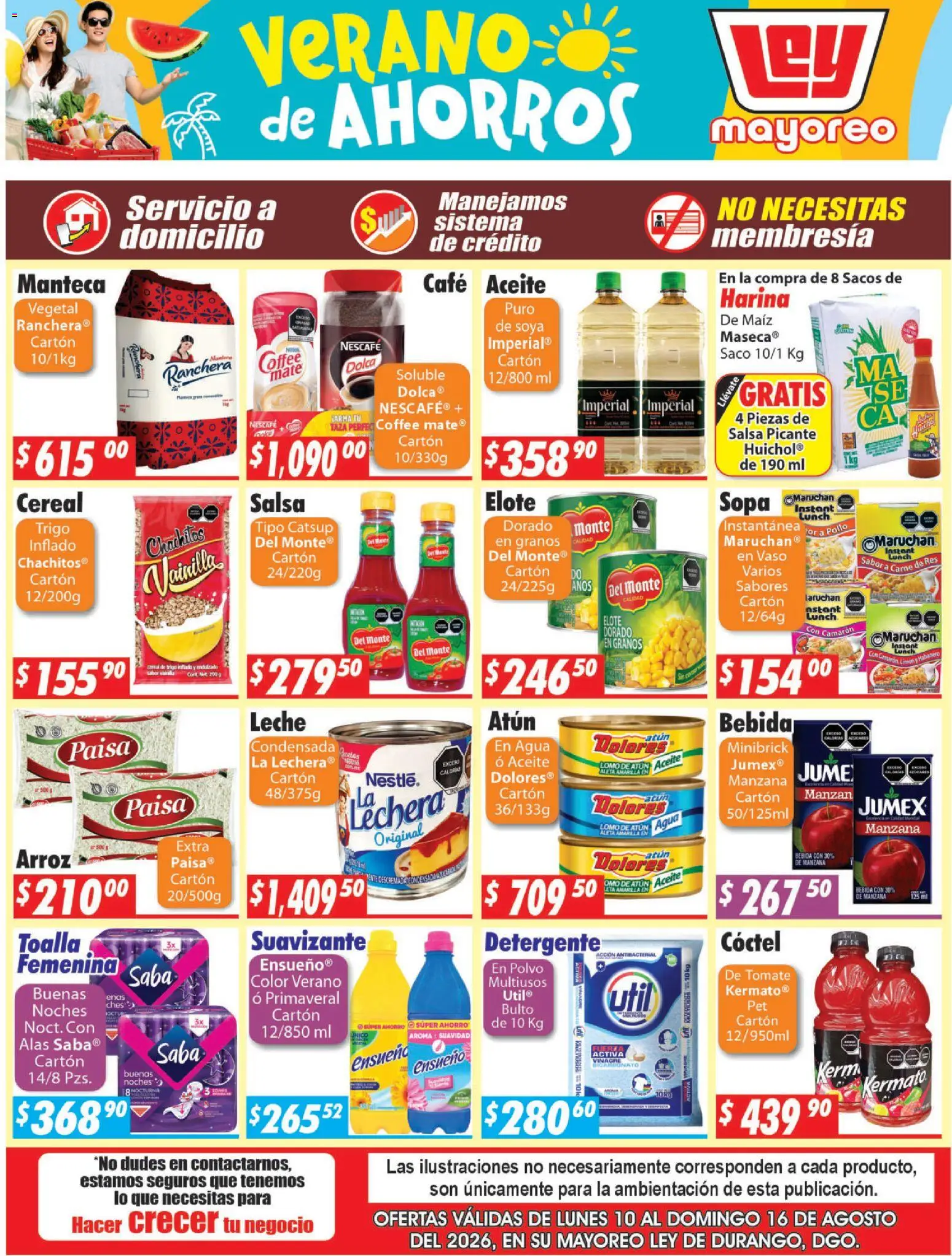 Nuevas ofertas de Casa Ley válidas en toda la República Mexicana desde el 10/08/2026. ¡Encuentra las mejores ofertas en Casa Ley folleto! | Página: 4 | Productos: Pollo, Taza, Agua, Suavizante