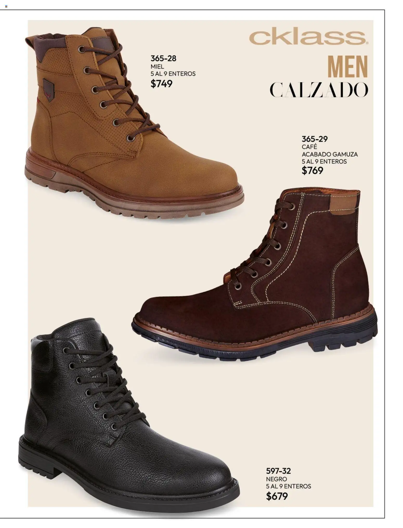 Nuevas ofertas de Cklass válidas en toda la República Mexicana desde el 08/07/2026. ¡Encuentra las mejores ofertas en Cklass catálogo Ropa caballero! | Página: 135 | Productos: Café, Gamuza