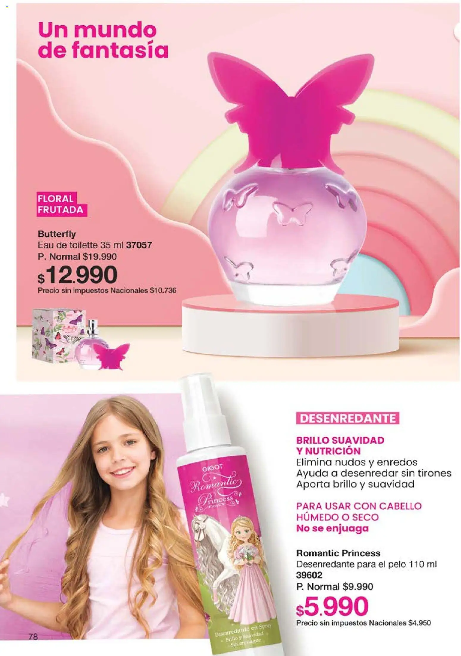 Gigot catálogo │ válido desde el 29/09/2026 | Página: 78 | Productos: Eau de toilette, Brillo