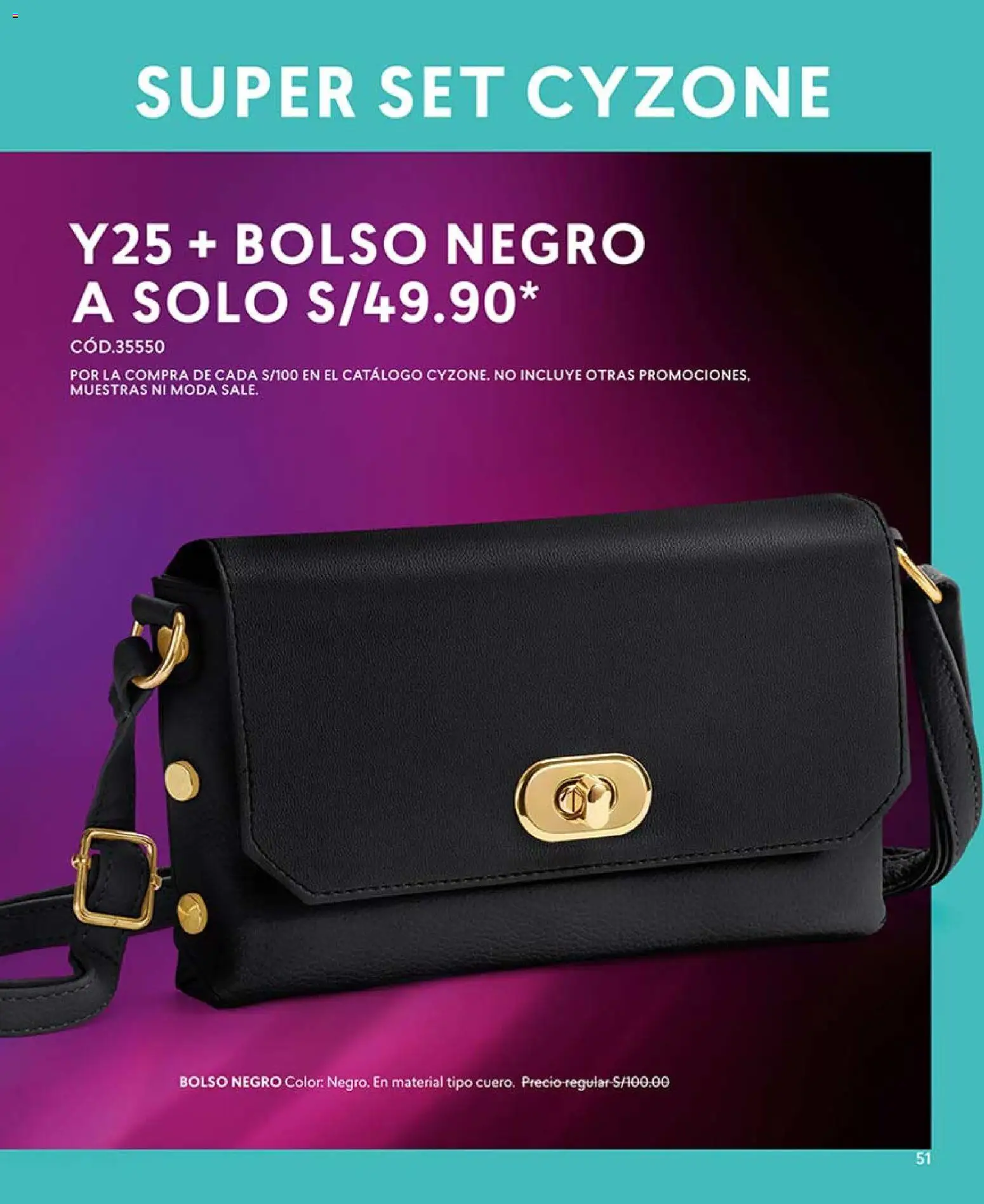 Catálogo CyZone válido desde 14/03/2026 | Página: 51 | Productos: Bolso