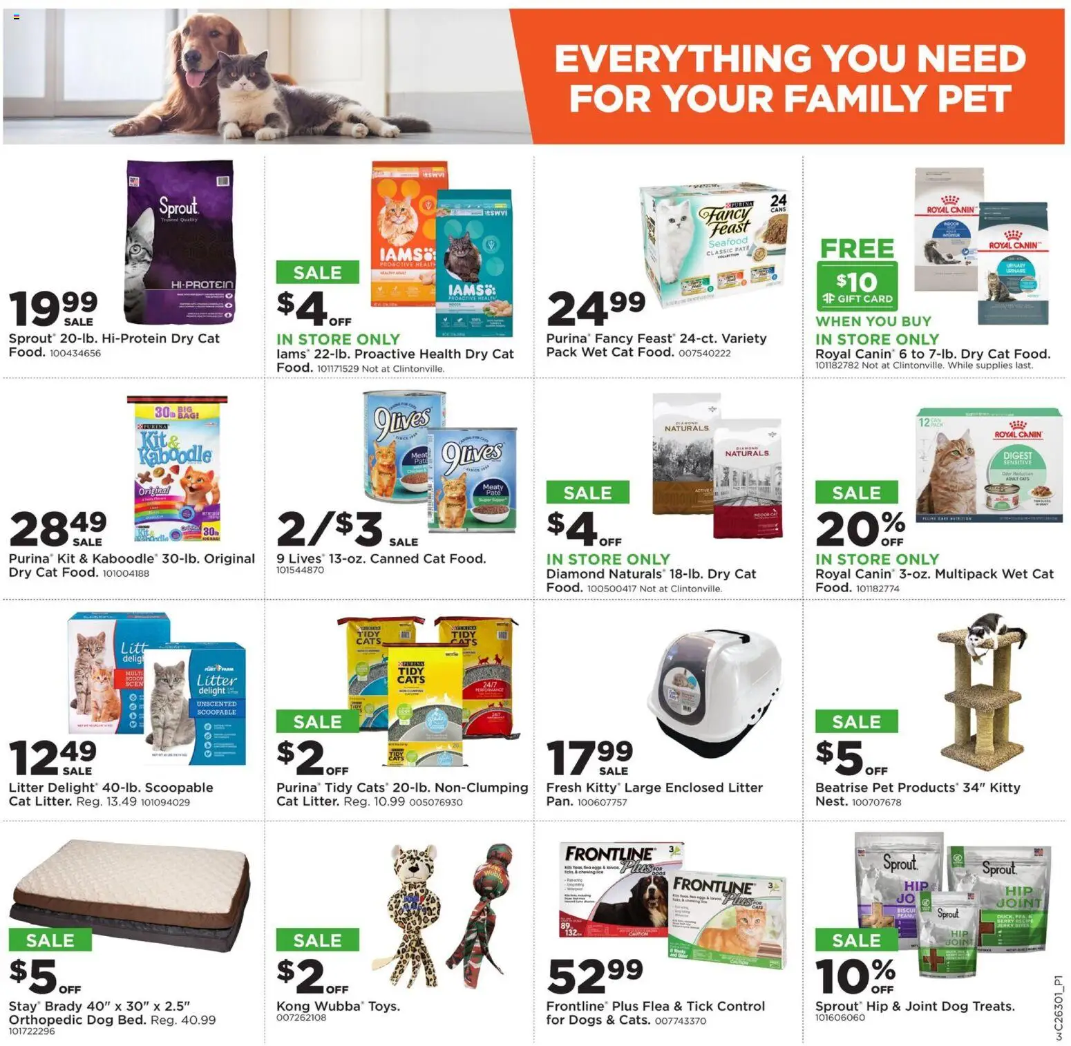 Mills Fleet Farm Weekly Ad - valid from 07/20/2026 | Page: 4 | Products: Seafood, Pea, Bag