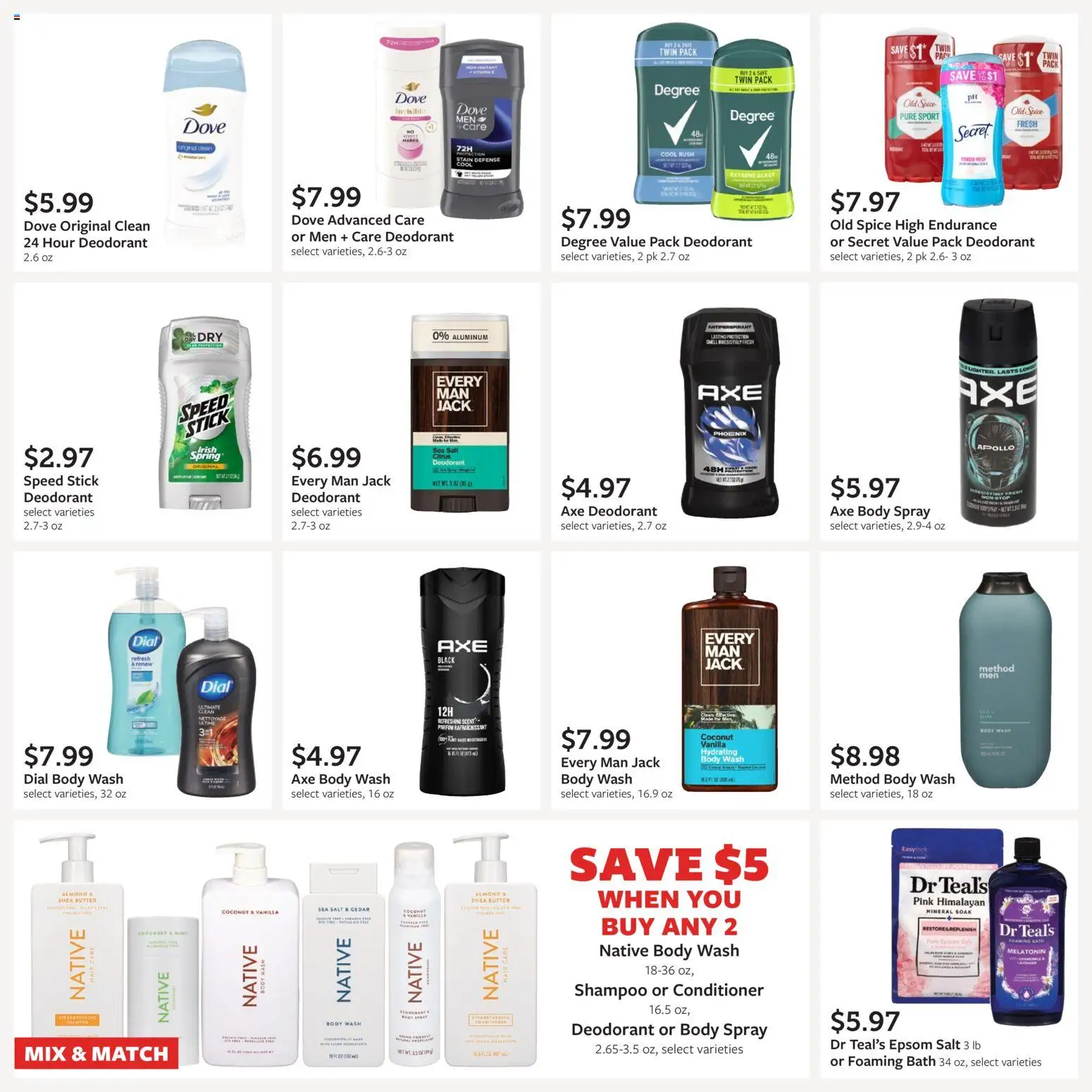 Fareway Monthly Ad - valid from 08/31/2026 | Page: 34 | Products: Vitamin, Melatonin, Conditioner, Deodorant