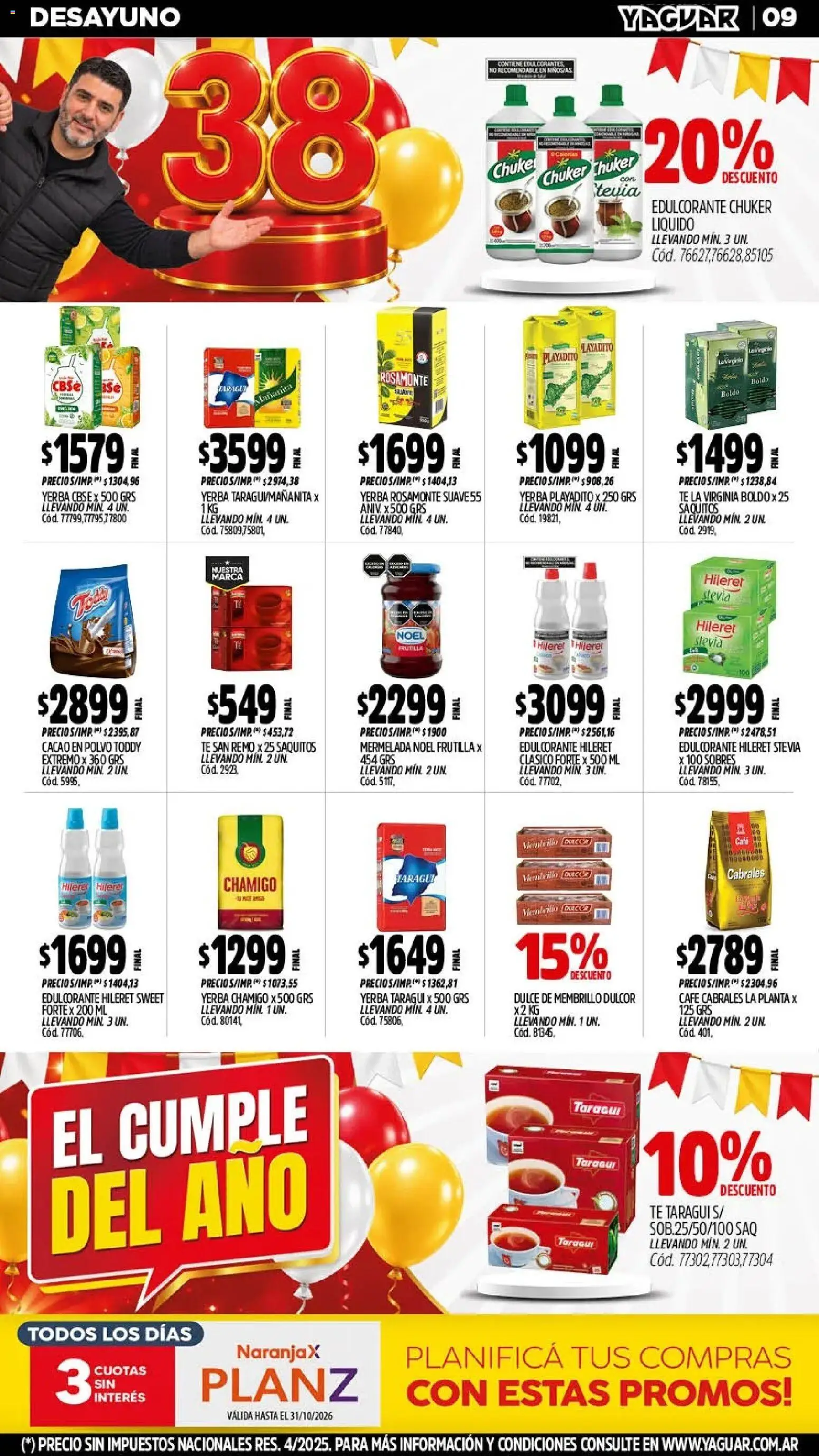 Yaguar - Oferta Semanal San Juan │ válido desde el 19/10/2026 | Página: 10