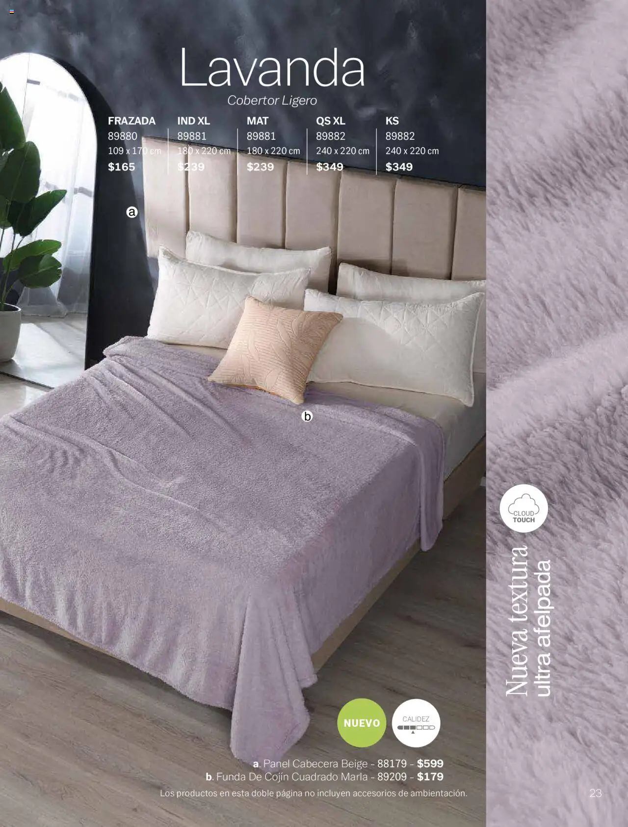 Nuevas ofertas de Vianney válidas en toda la República Mexicana desde el 05/09/2025. ¡Encuentra las mejores ofertas en Vianney - Catálogo - Biasi! | Página: 25 | Productos: Cobertor, Cabecera, Funda