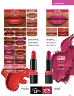 Avon - Campanha 04 - Pré-Visualização do folheto da loja Avon, válido de 18.02.2026 | Página: 55 | Produtos: Goiaba, Maquiagem, Batom, Canela