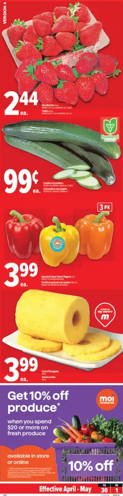 Preview of Metro weekly flyer - Trois-Pistoles from shop Metro valid from 30.04.2026