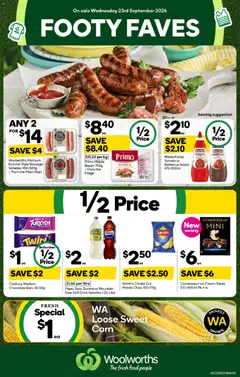 Preview of Woolworths catalogue WA - valid from 23/09/2026