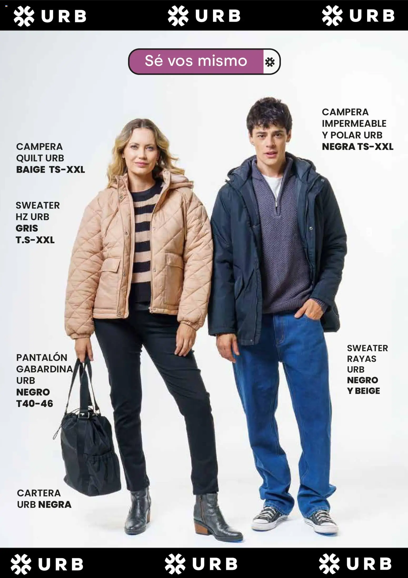 Jumbo - Catálogo URB | Otoño & Invierno │ válido desde el 17/04/2026 | Página: 5 | Productos: Sweater, Cartera, Campera