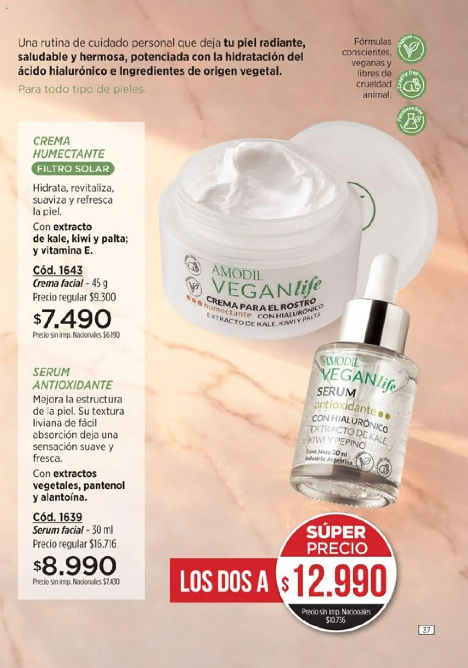 Catálogo Amodil Campaña 9 │ válido desde el 05.05.2026 | Página: 37 | Productos: Serum, Palta, Kiwi, Crema