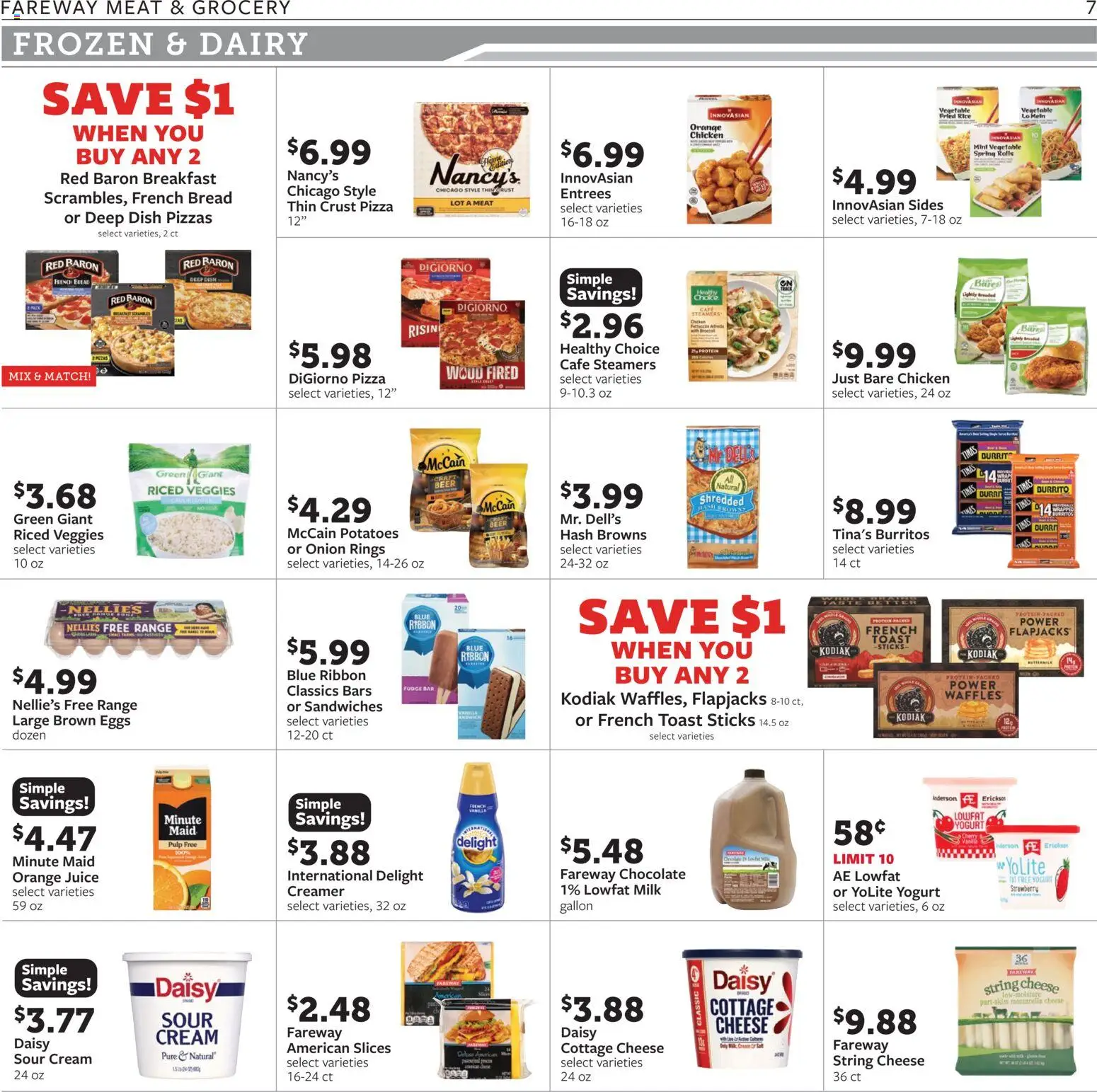 Fareway Weekly Ad - valid from 08.06.2026 | Page: 7 | Products: Juice, Beer, Cream, Potatoes