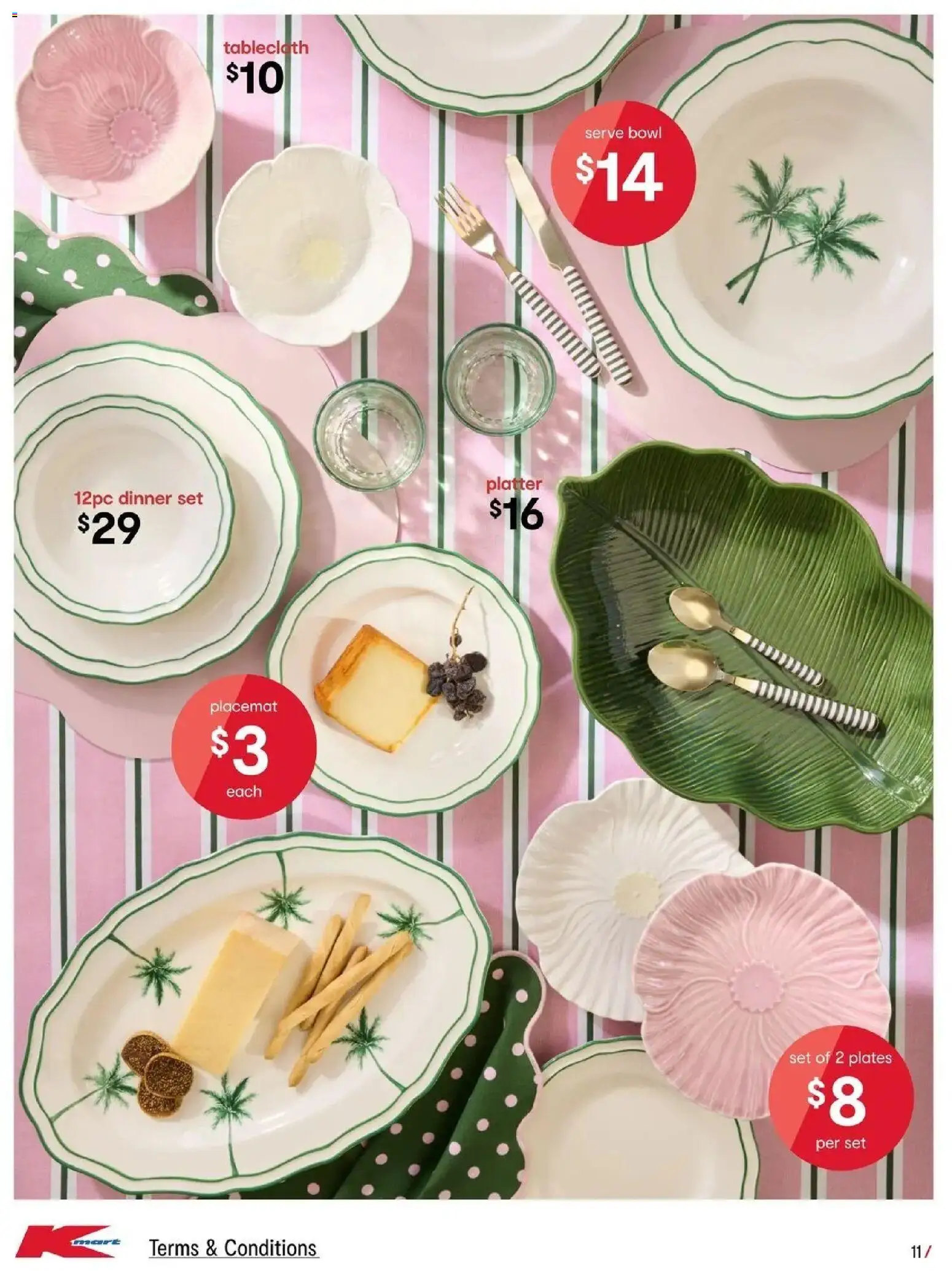 Kmart catalogue - valid from 23/07/2026 | Page: 11 | Products: Dinner set