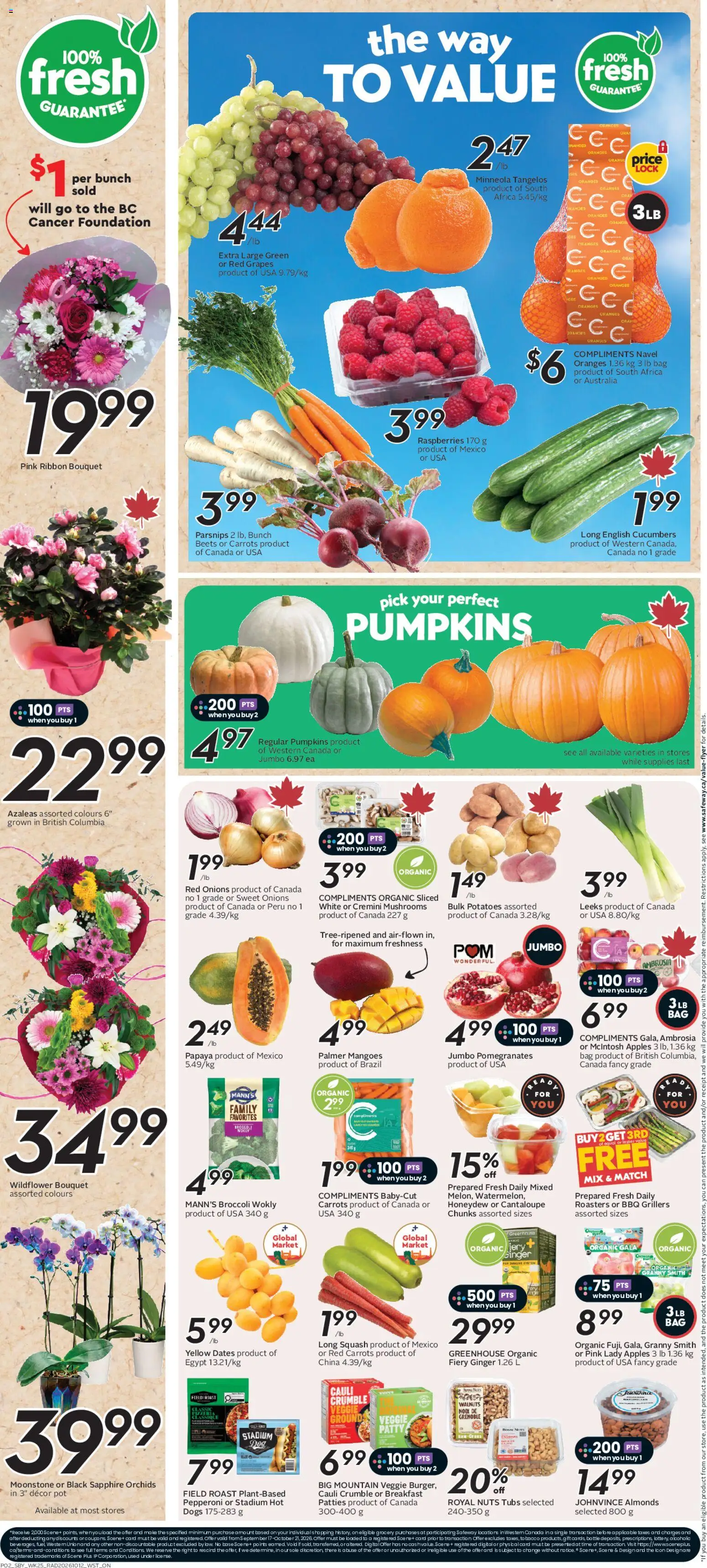 Safeway flyer valid from Oct 15, 2026 | Page: 3