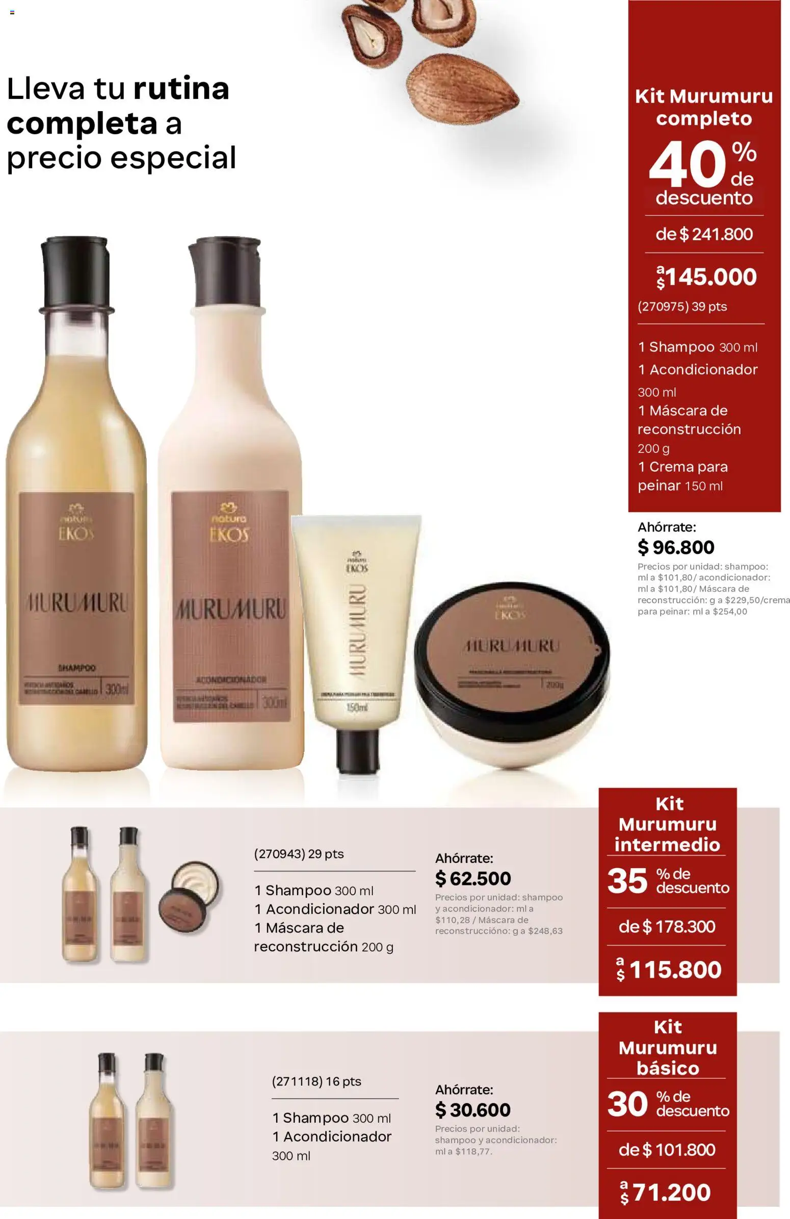 Natura revista - valida desde el 02/09/2026 | Página: 166 | Productos: Crema, Shampoo, Máscara, Acondicionador