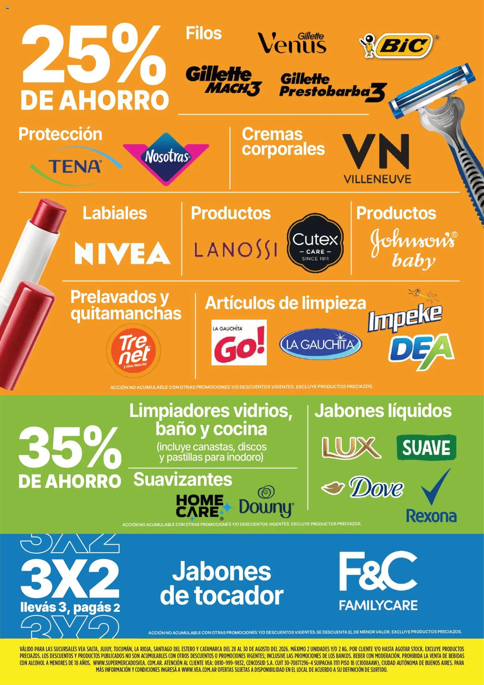 Vea - Fin de semana de ahorro | NOA │ válido desde el 28/08/2026 | Página: 5 | Productos: Bebidas, Baño, Inodoro, Quitamanchas