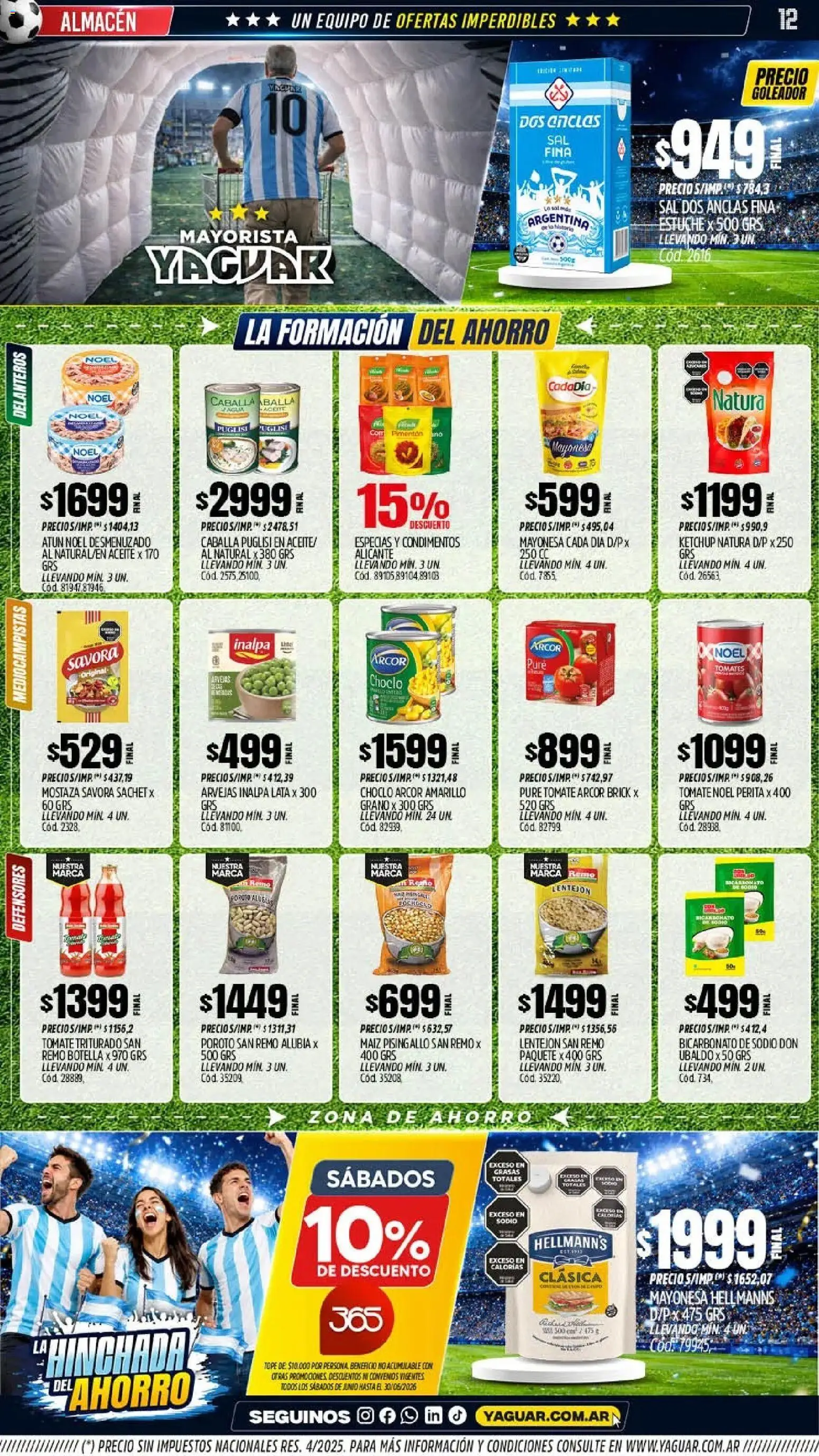 Yaguar - Oferta Semanal Mar del Plata │ válido desde el 22/06/2026 | Página: 11