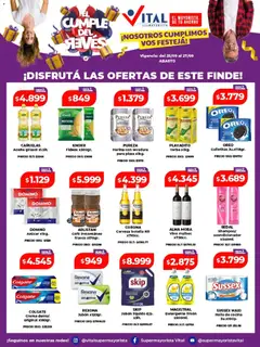 Vista previa Vital - Ofertas fin válido desde el 25/09/2026