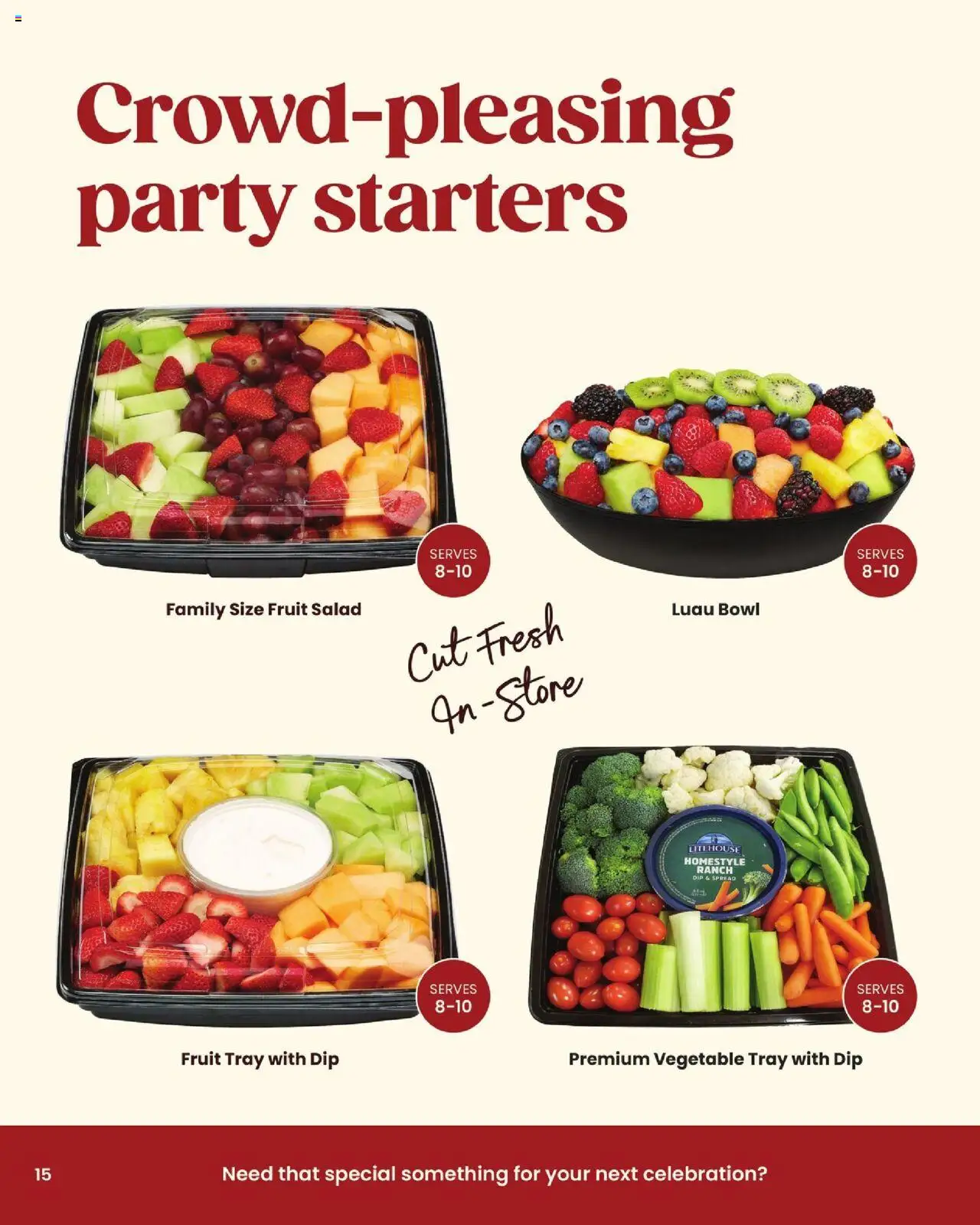 Acme Entertaining Guide - valid from 10/03/2025 | Page: 16 | Products: Spread, Salad, Fruit