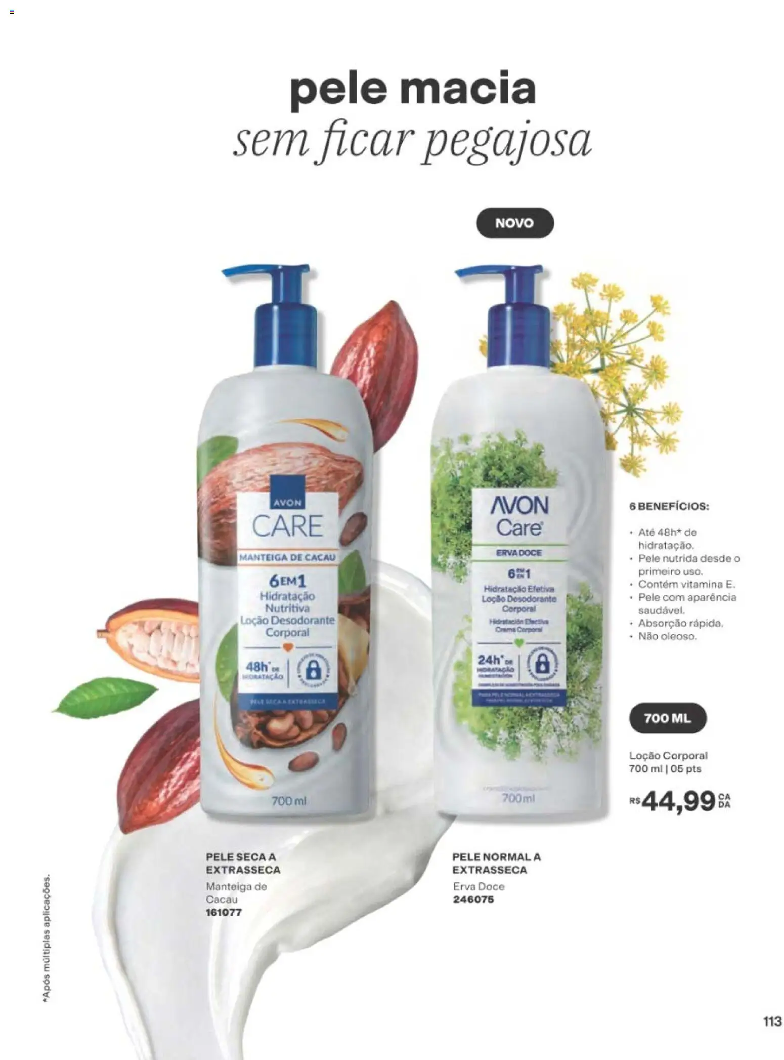 Avon Folheto - válido de 01/09/2026 | Página: 113 | Produtos: Desodorante, Manteiga, Doce, Loção corporal