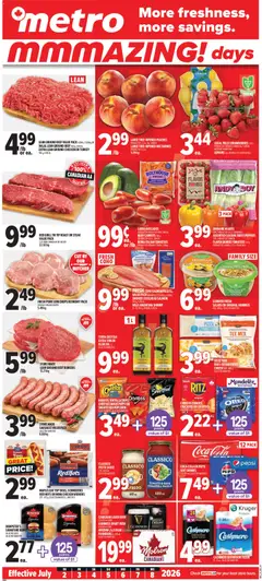 Preview of Metro weekly flyer - Québec from shop Metro valid from Jul 2, 2026