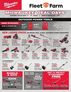 Preview of Mills Fleet Farm weekly ads valid from 11.05.2026