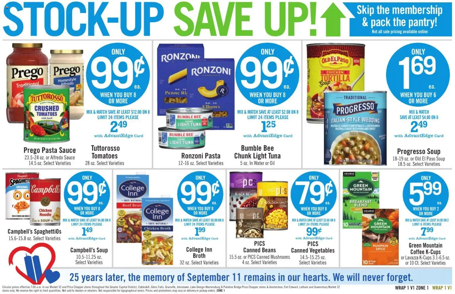 Price Chopper Weekly Ad - valid from 09/06/2026 | Page: 13 | Products: Chicken, Beef, Canned vegetables, Carrots