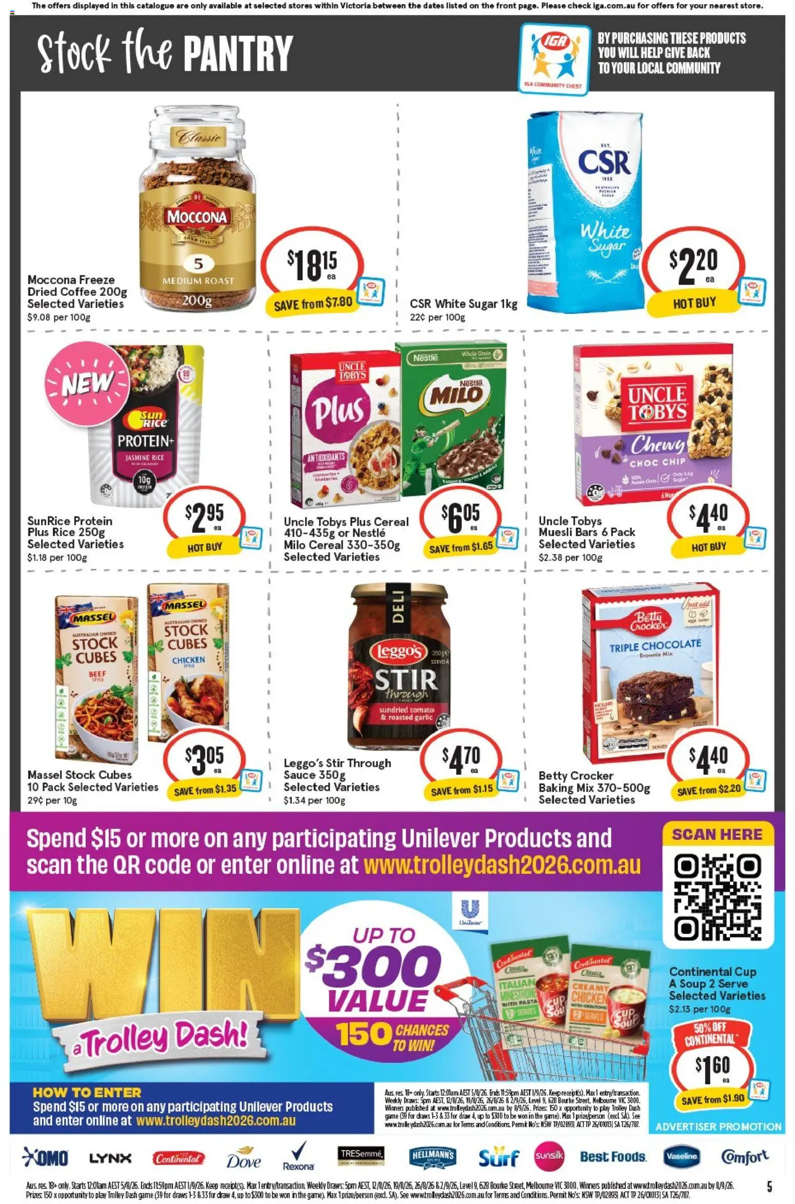 IGA catalogue - valid from 19/08/2026 | Page: 6 | Products: Chocolate, Sauce, Garlic, Vaseline