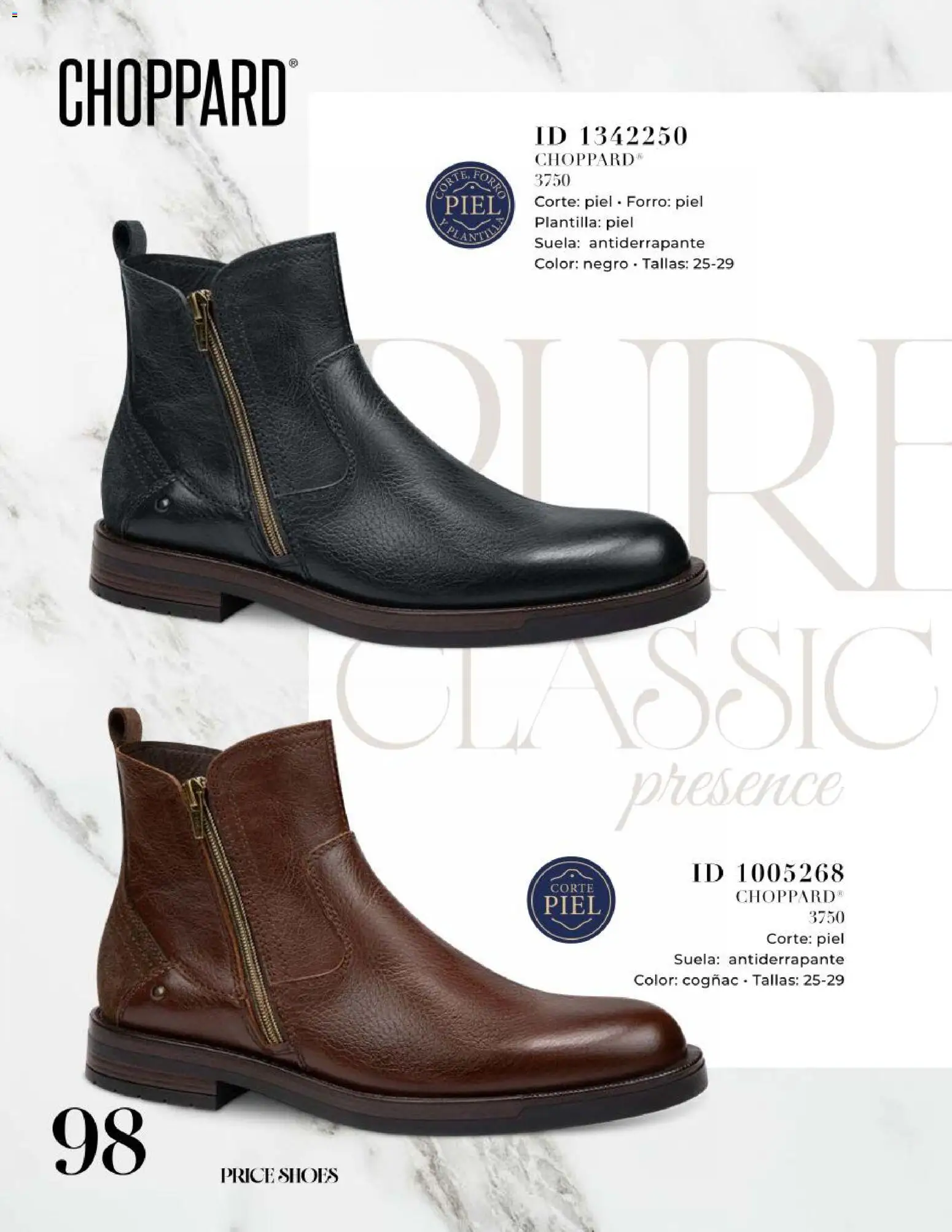 Nuevas ofertas de Price Shoes válidas en toda la República Mexicana desde el 14.05.2026. ¡Encuentra las mejores ofertas en Price Shoes catálogo Caballeros! | Página: 98