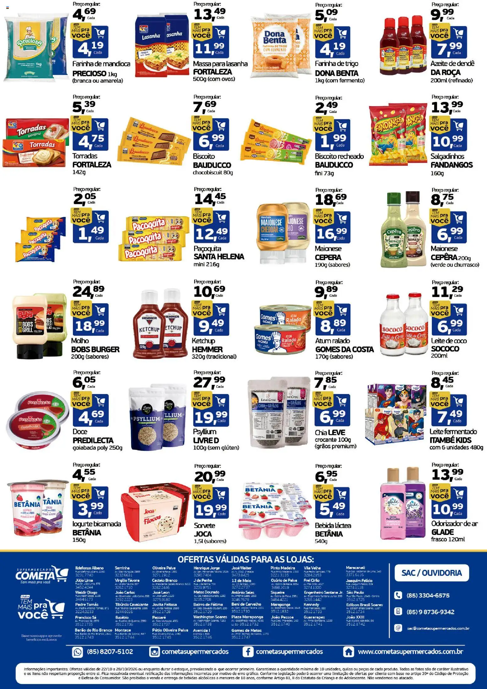 Cometa Supermercados Folheto - válido de 22/10/2026 | Página: 2