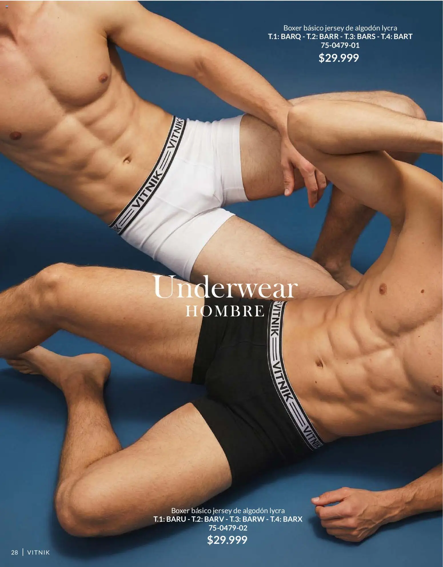 Vitnik - Underwear & Complements │ válido desde el 04/08/2026 | Página: 28 | Productos: Algodón