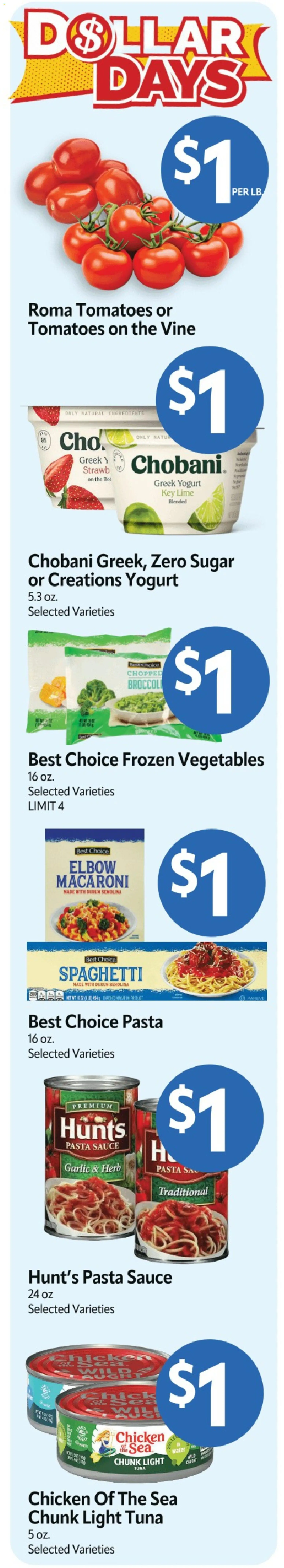 Homeland Weekly Ad - valid from 08/19/2026 | Page: 4 | Products: Yogurt, Sugar, Lime, Greek yogurt