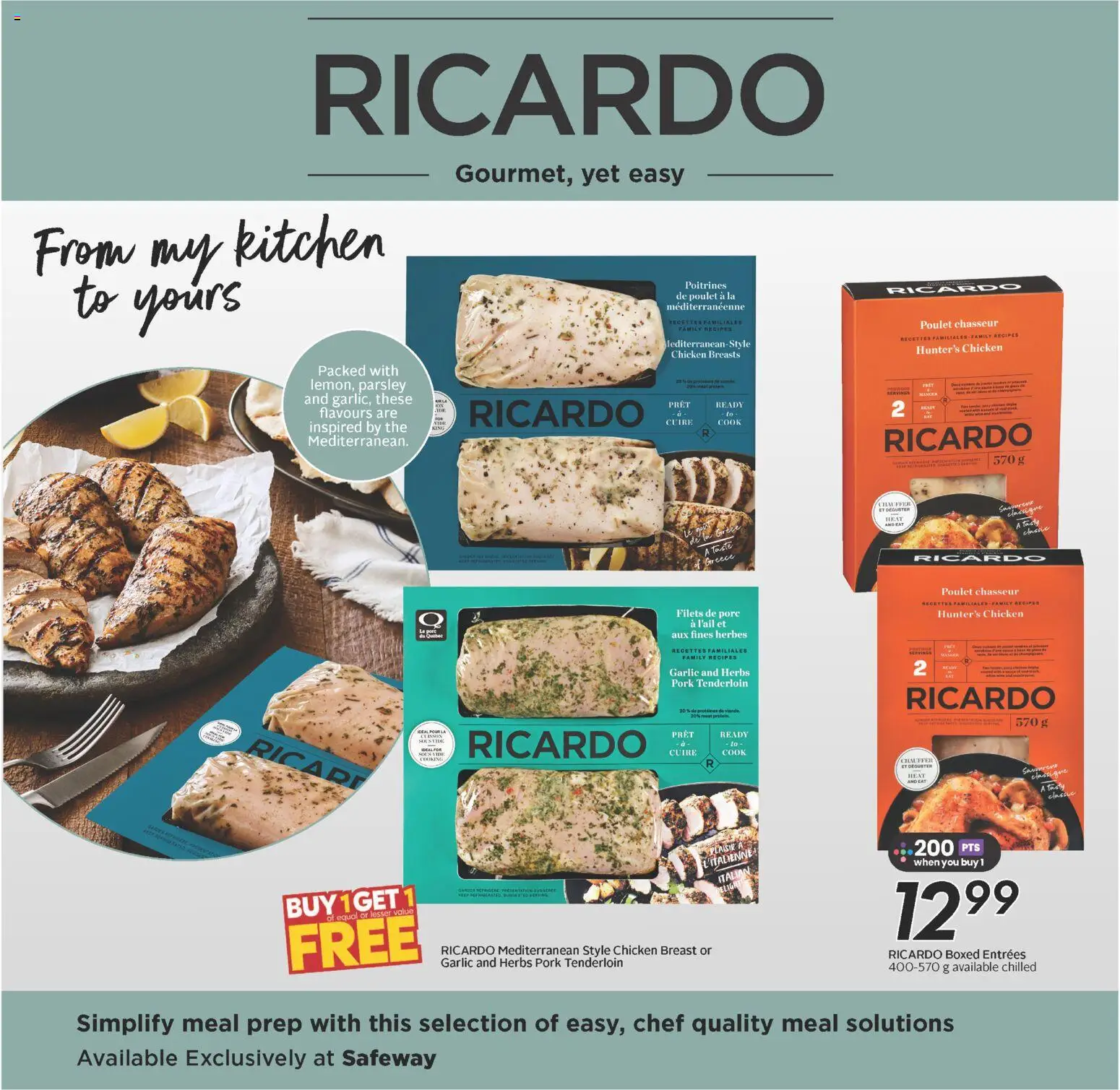 Safeway flyer valid from 11.06.2026 | Page: 19 | Products: Chicken breasts, Chicken, Pork