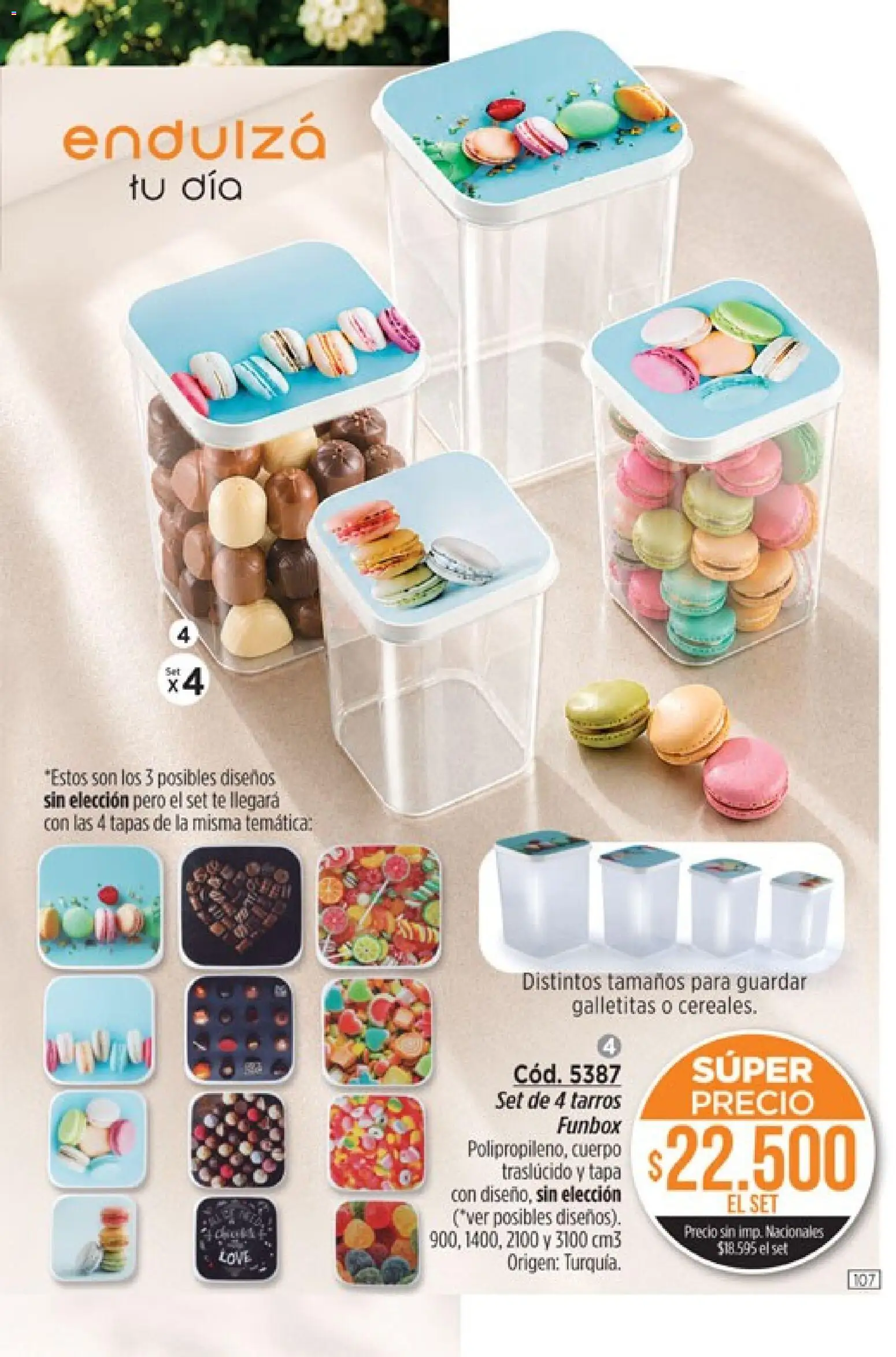 Catálogo Amodil Campaña 16 │ válido desde el 19/09/2026 | Página: 107 | Productos: Galletitas, Té