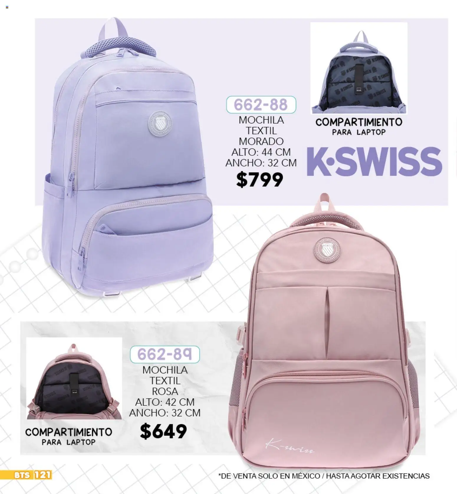 Nuevas ofertas de Cklass válidas en toda la República Mexicana desde el 09.06.2026. ¡Encuentra las mejores ofertas en Cklass catálogo Escolar! | Página: 122 | Productos: Mochila