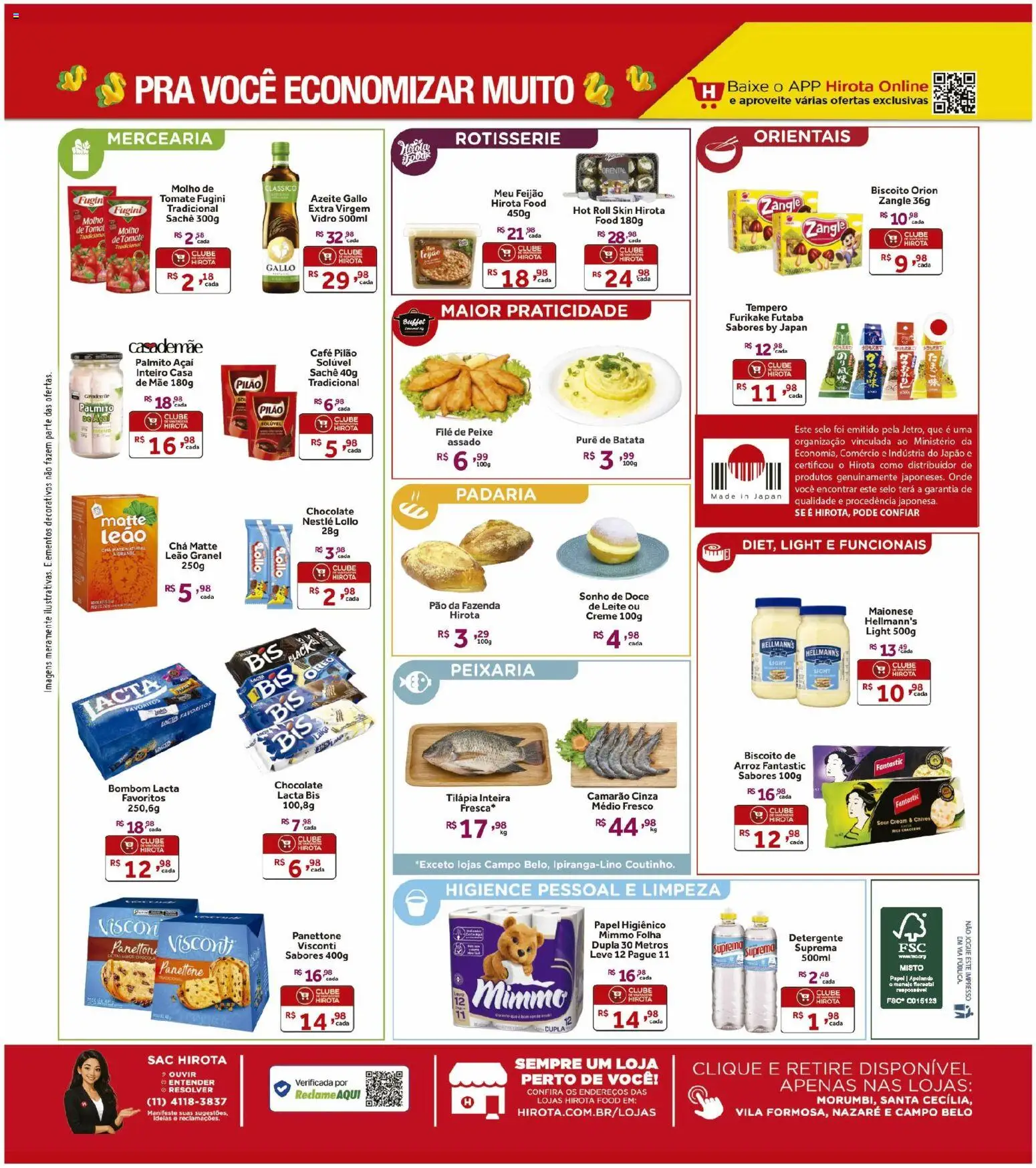 Hirota Food Folheto - válido de 25/09/2026 | Página: 2 | Produtos: Chocolate, Arroz, Batata, Doce de leite