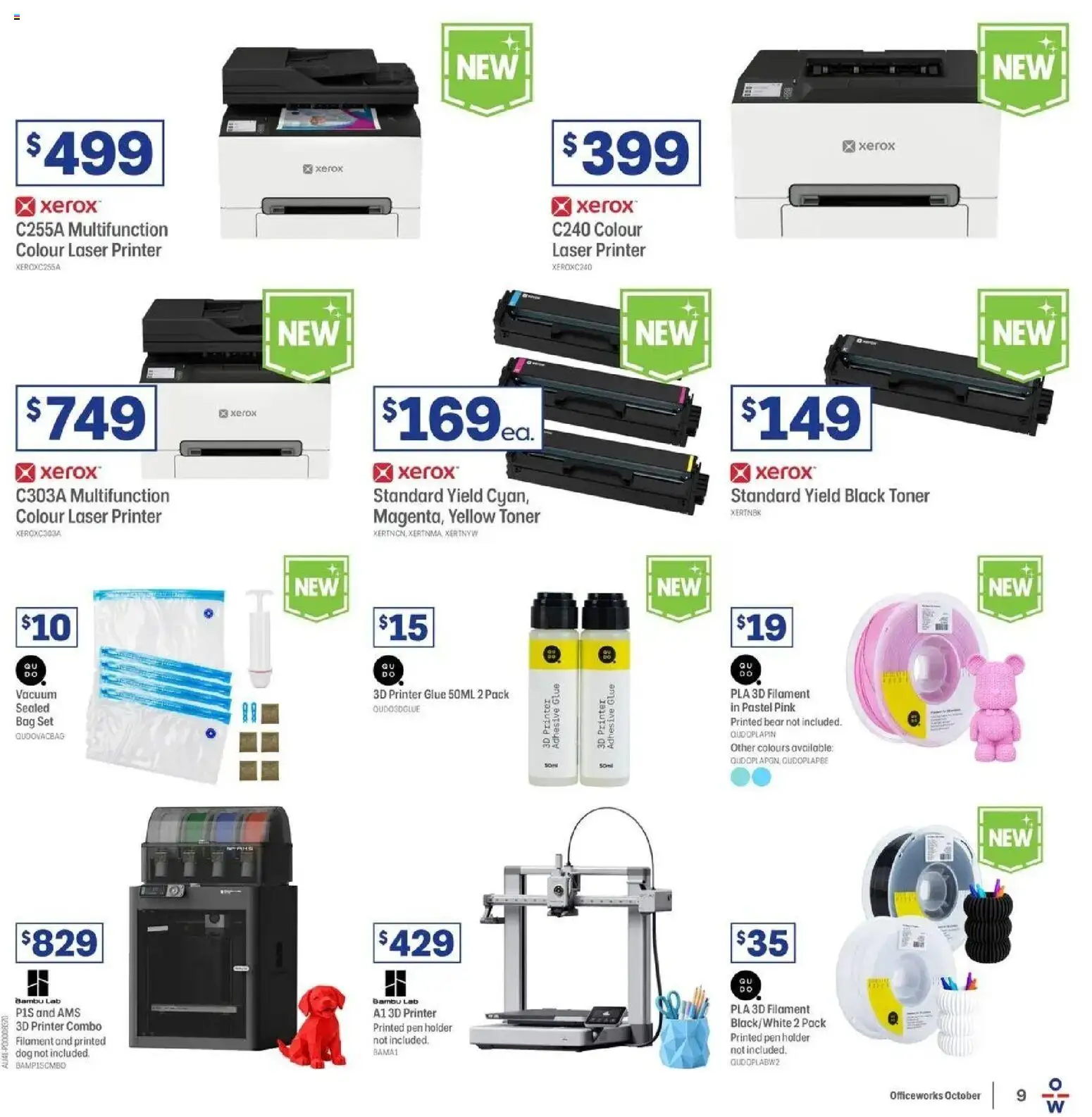 Officeworks catalogue - valid from 01/10/2026 | Page: 9
