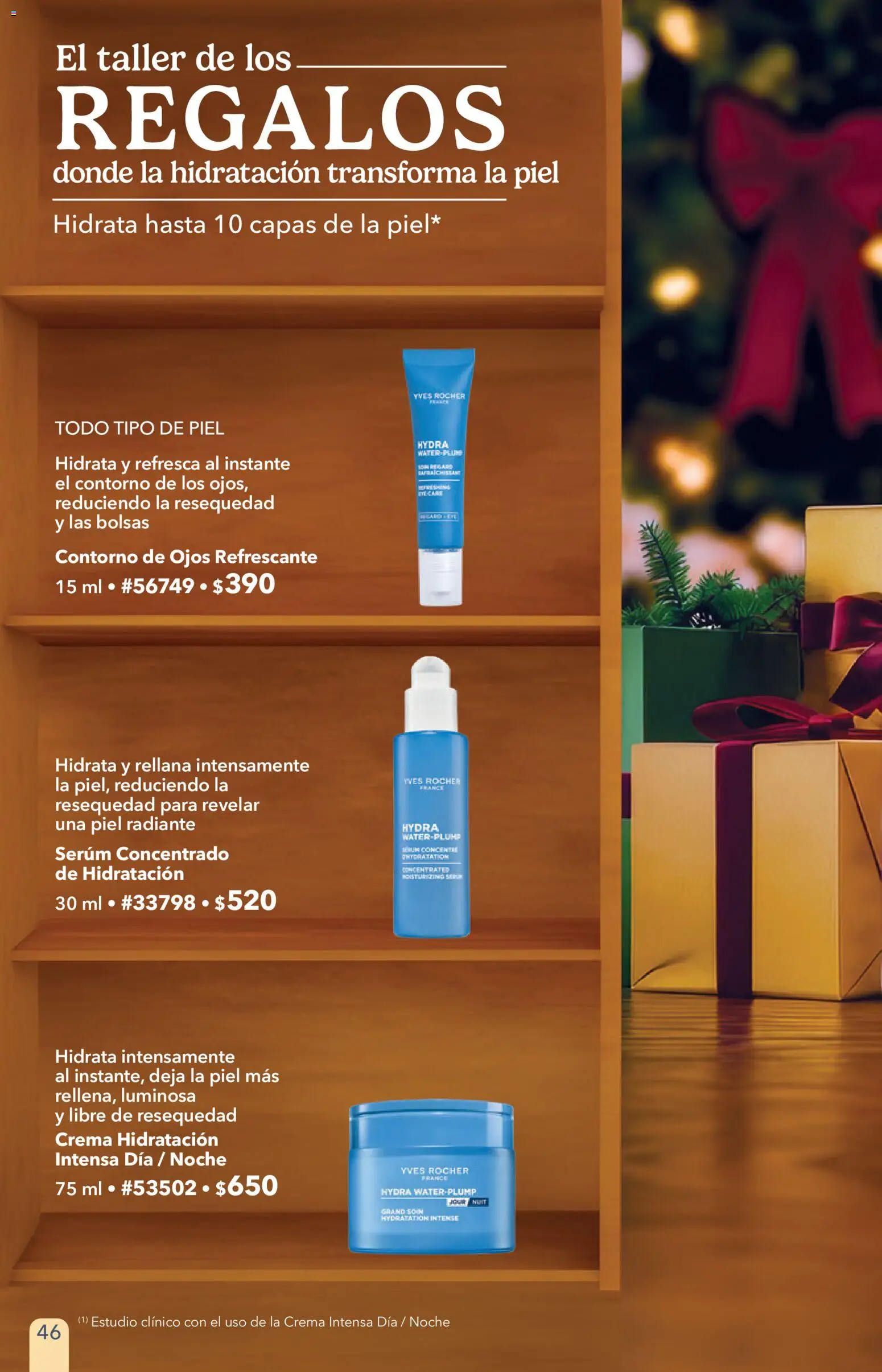 Nuevas ofertas de Yves Rocher válidas en toda la República Mexicana desde el 27/10/2026. ¡Encuentra las mejores ofertas en Yves Rocher campaña 15 2026! | Página: 46