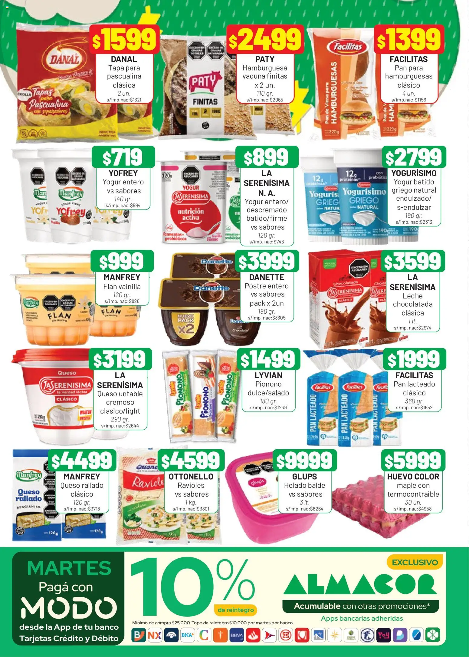 Almacor catálogo │ válido desde el 20/08/2026 | Página: 2 | Productos: Untable, Leche, Yogur, Pionono