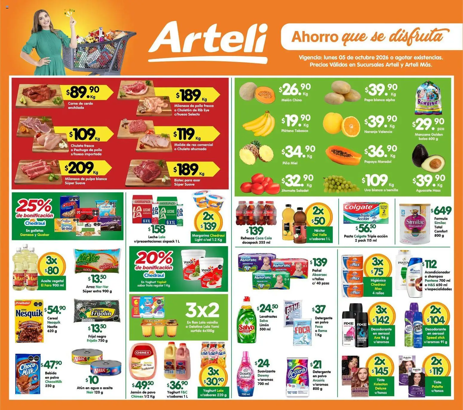 Nuevas ofertas de Arteli válidas en toda la República Mexicana desde el 05/10/2026. ¡Encuentra las mejores ofertas en Arteli folleto! | Página: 1