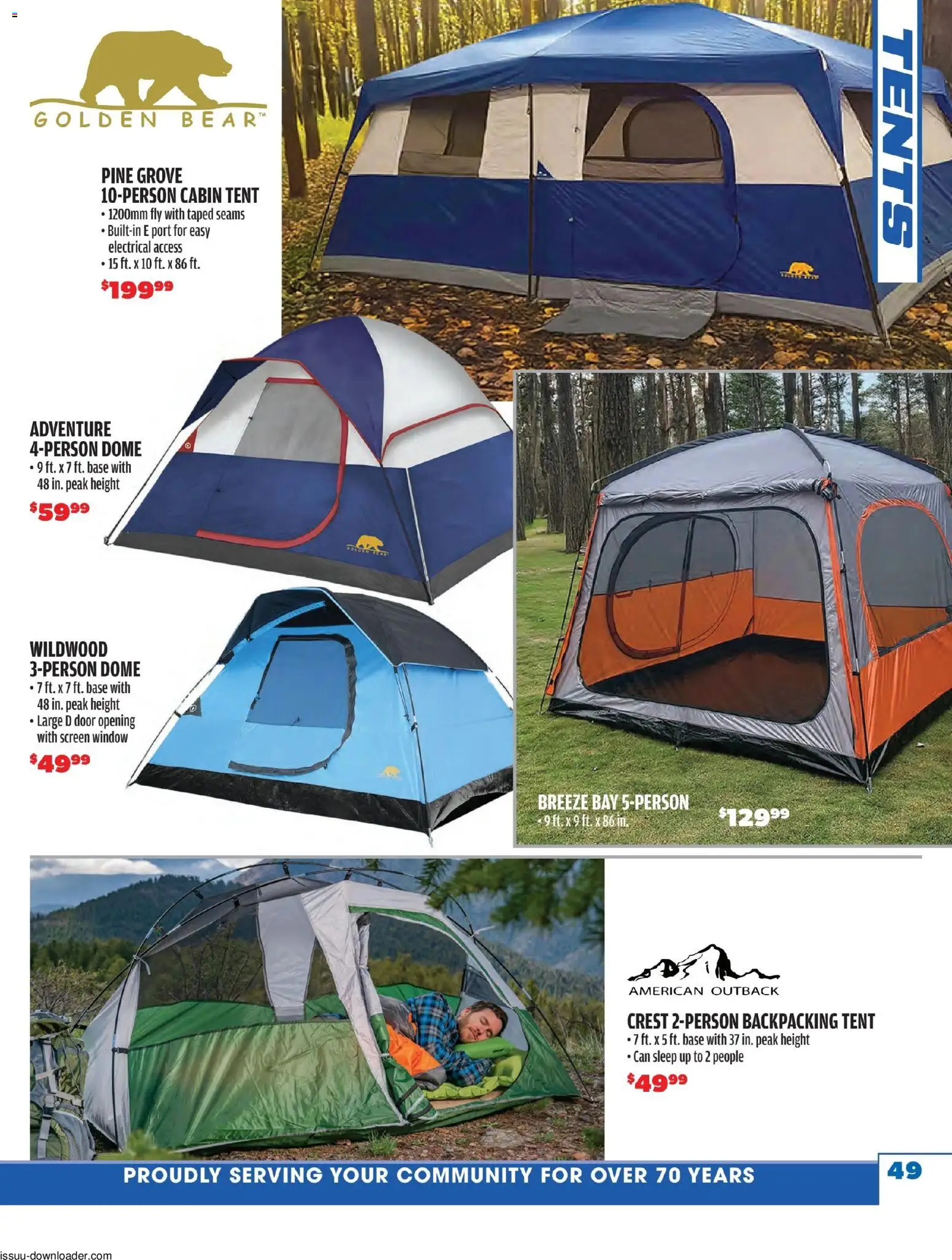 Big 5 Sporting Goods Summer Catalog - valid from 05/26/2026 | Page: 49 | Products: Tent