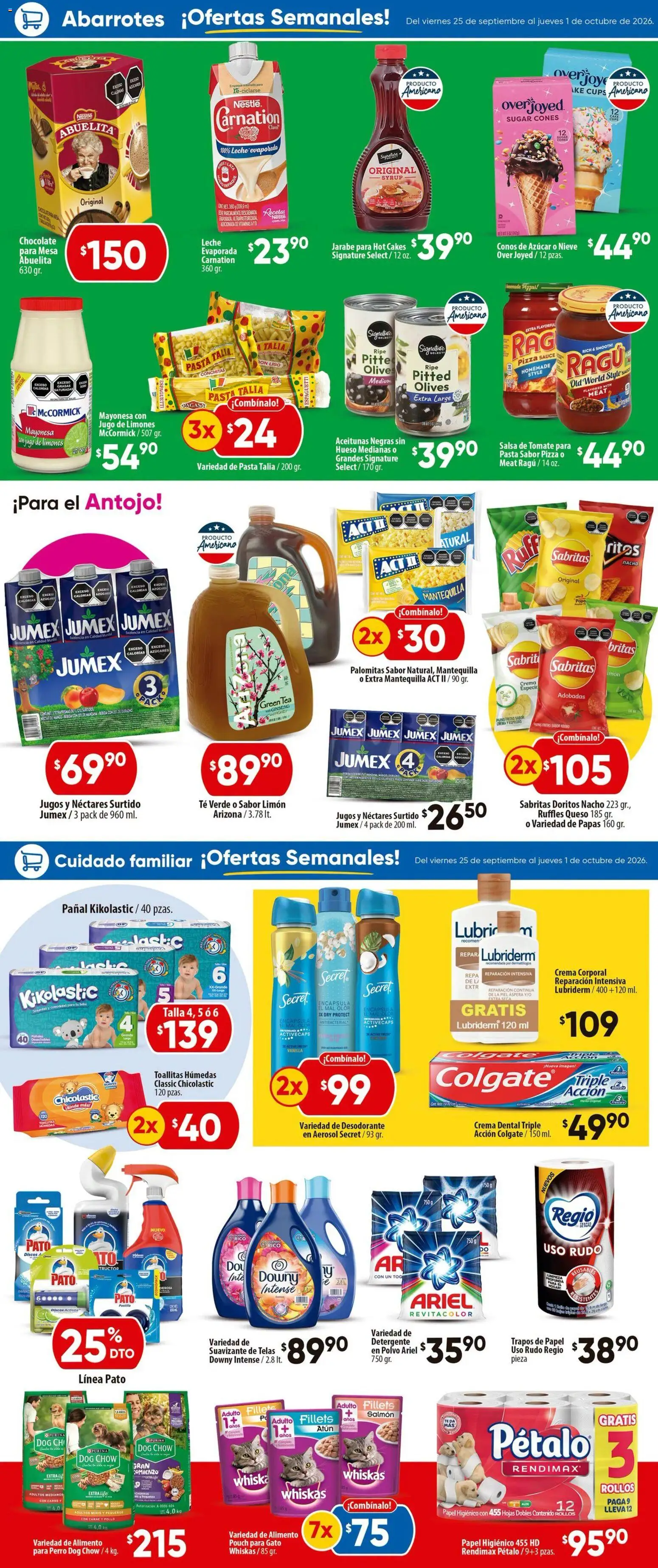 Nuevas ofertas de Calimax válidas en toda la República Mexicana desde el 25/09/2026. ¡Encuentra las mejores ofertas en Calimax folleto! | Página: 2 | Productos: Pizza, Palomitas, Papas, Suavizante de telas