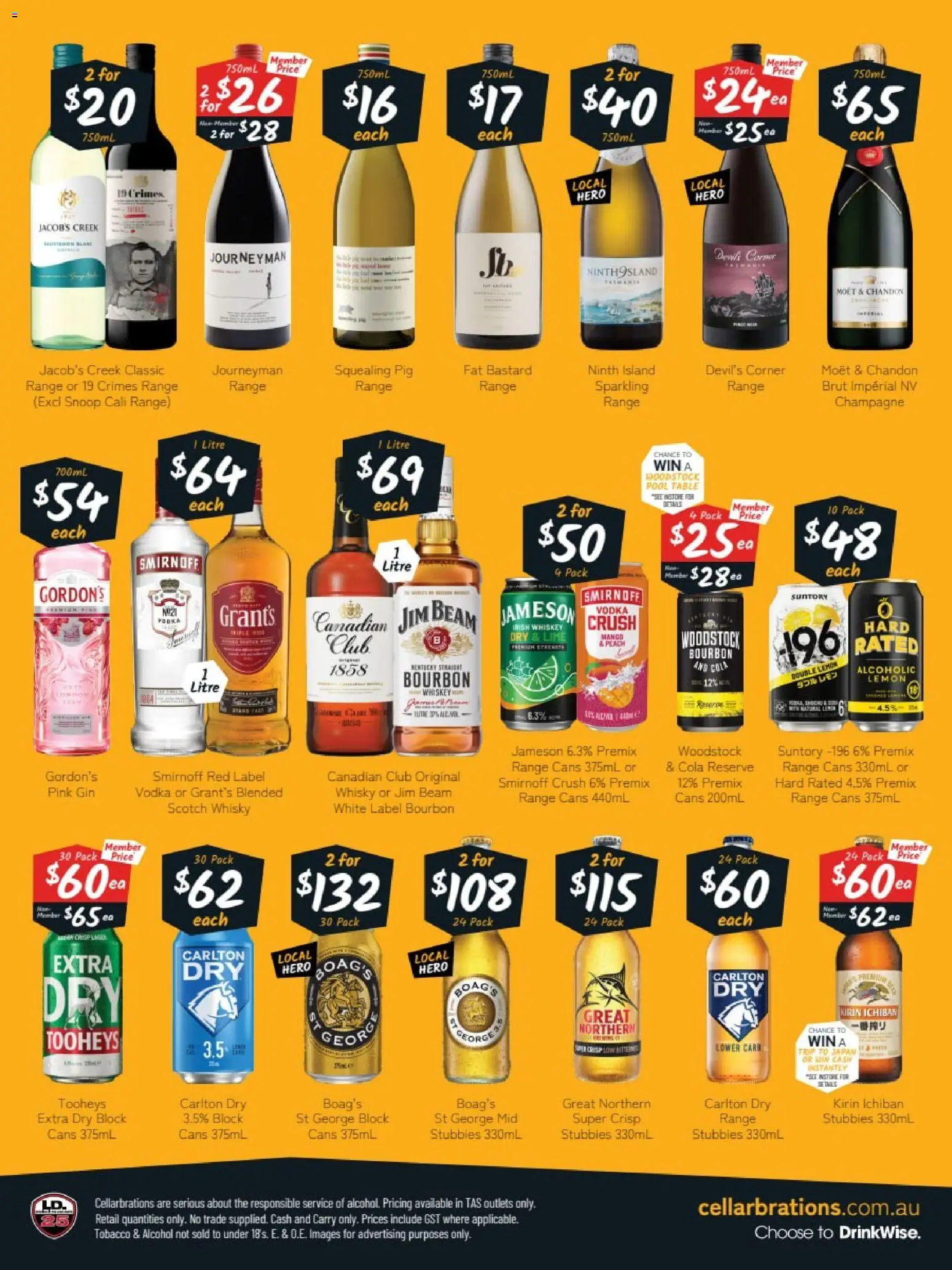 Cellarbrations catalogue - valid from 01.06.2026 | Page: 2 | Products: Gin, Vodka, Lemon, Peach