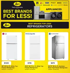 Preview of Leon's - BBFL appliances from shop Leon's valid from Sep 3, 2026