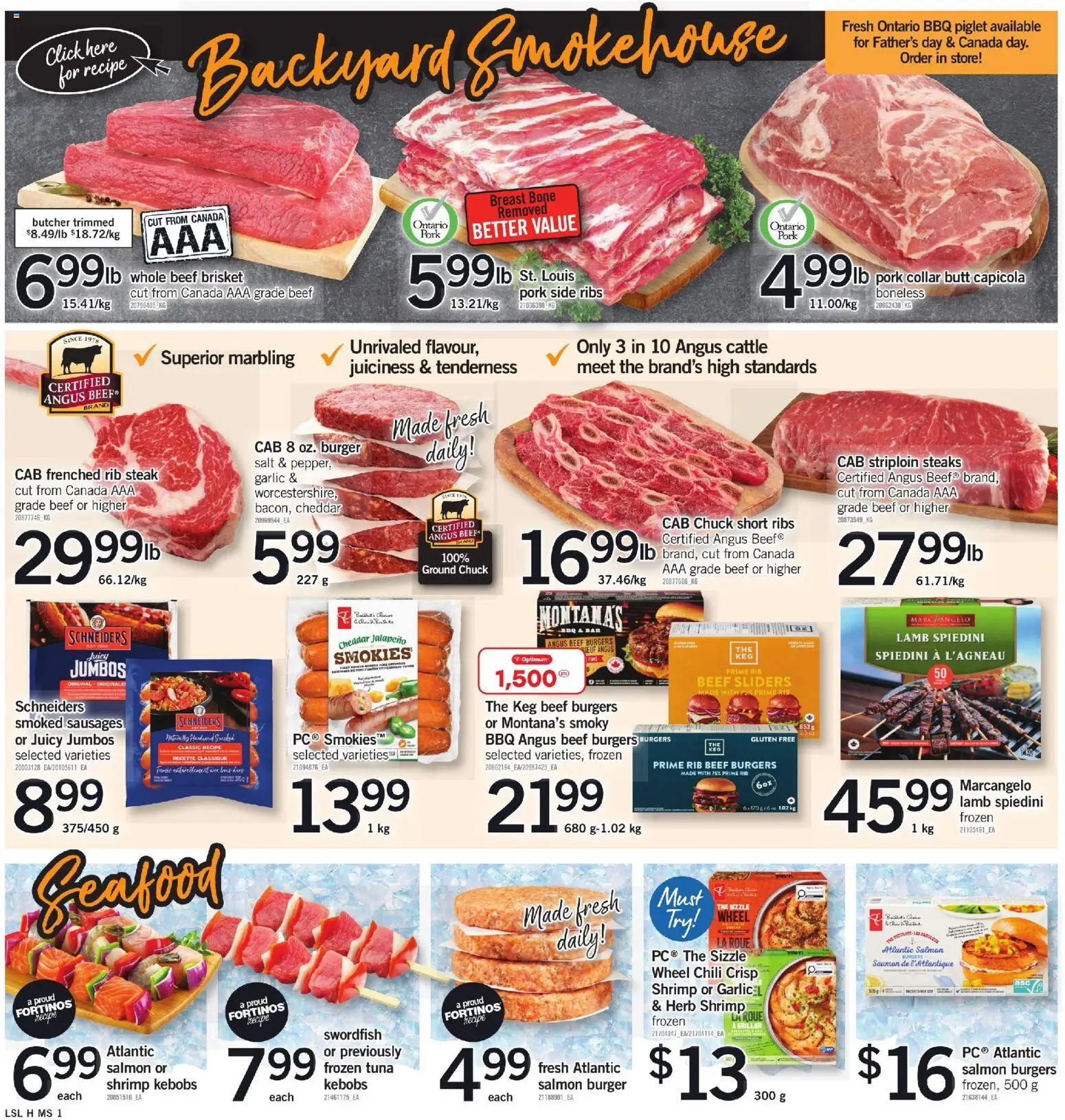 Loblaws flyer valid from 18.06.2026 | Page: 4 | Products: Beef, Pork