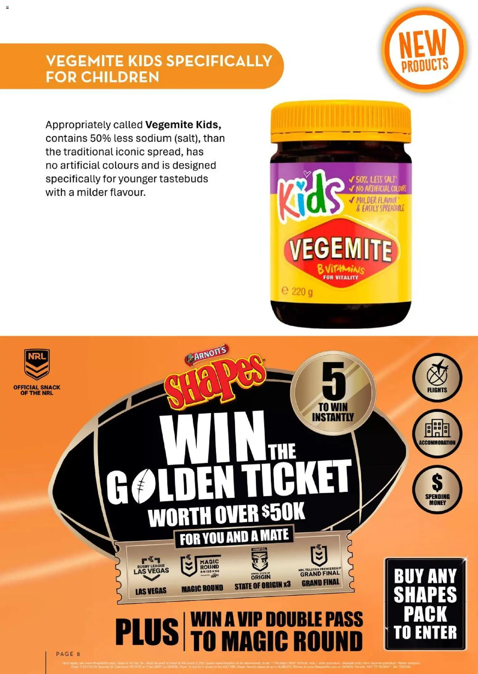 Foodworks catalogue - valid from 01/08/2026 | Page: 8 | Products: Salt, Vegemite