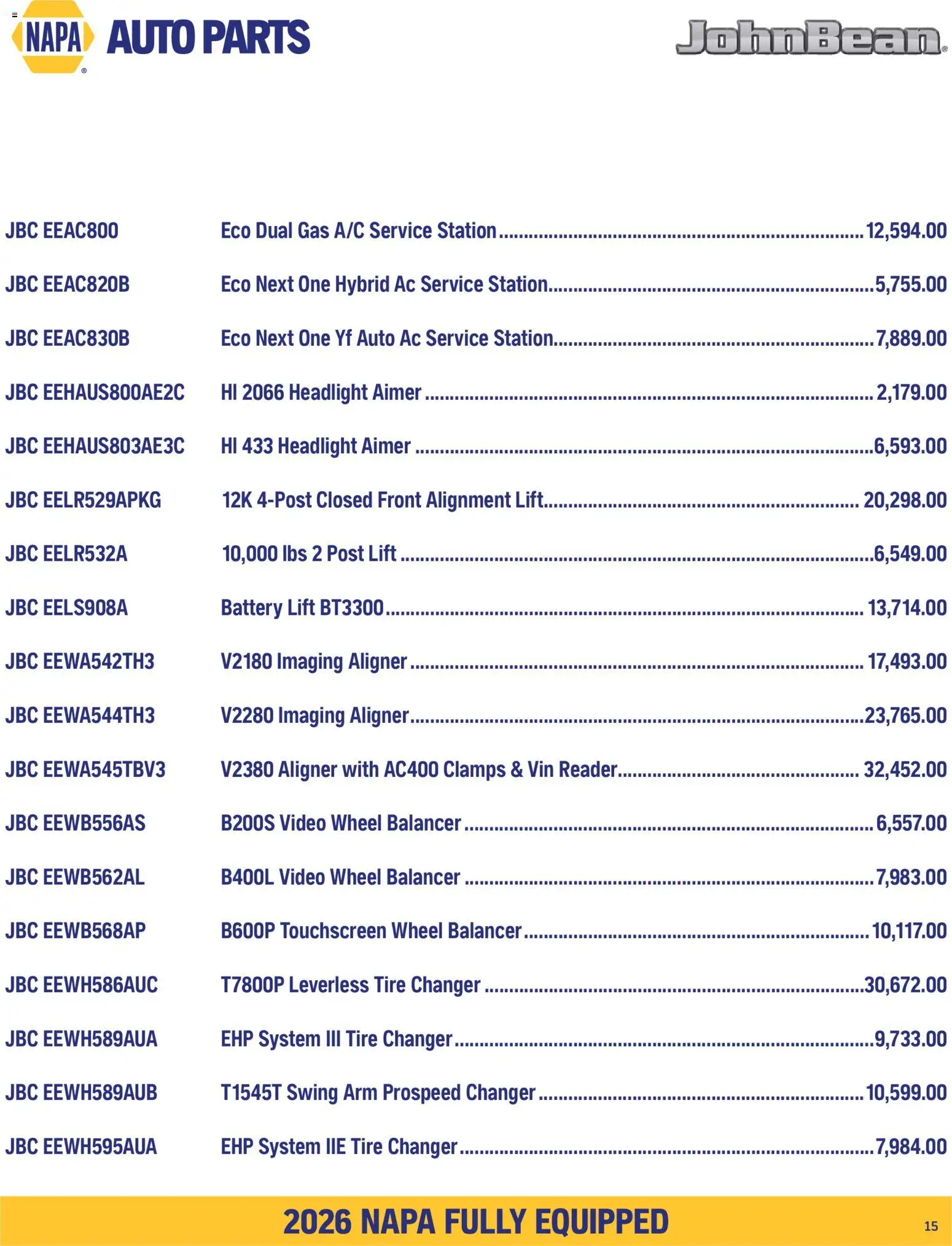 NAPA Auto Parts flyer valid from Sep 1, 2026 | Page: 17 | Products: Video, Battery