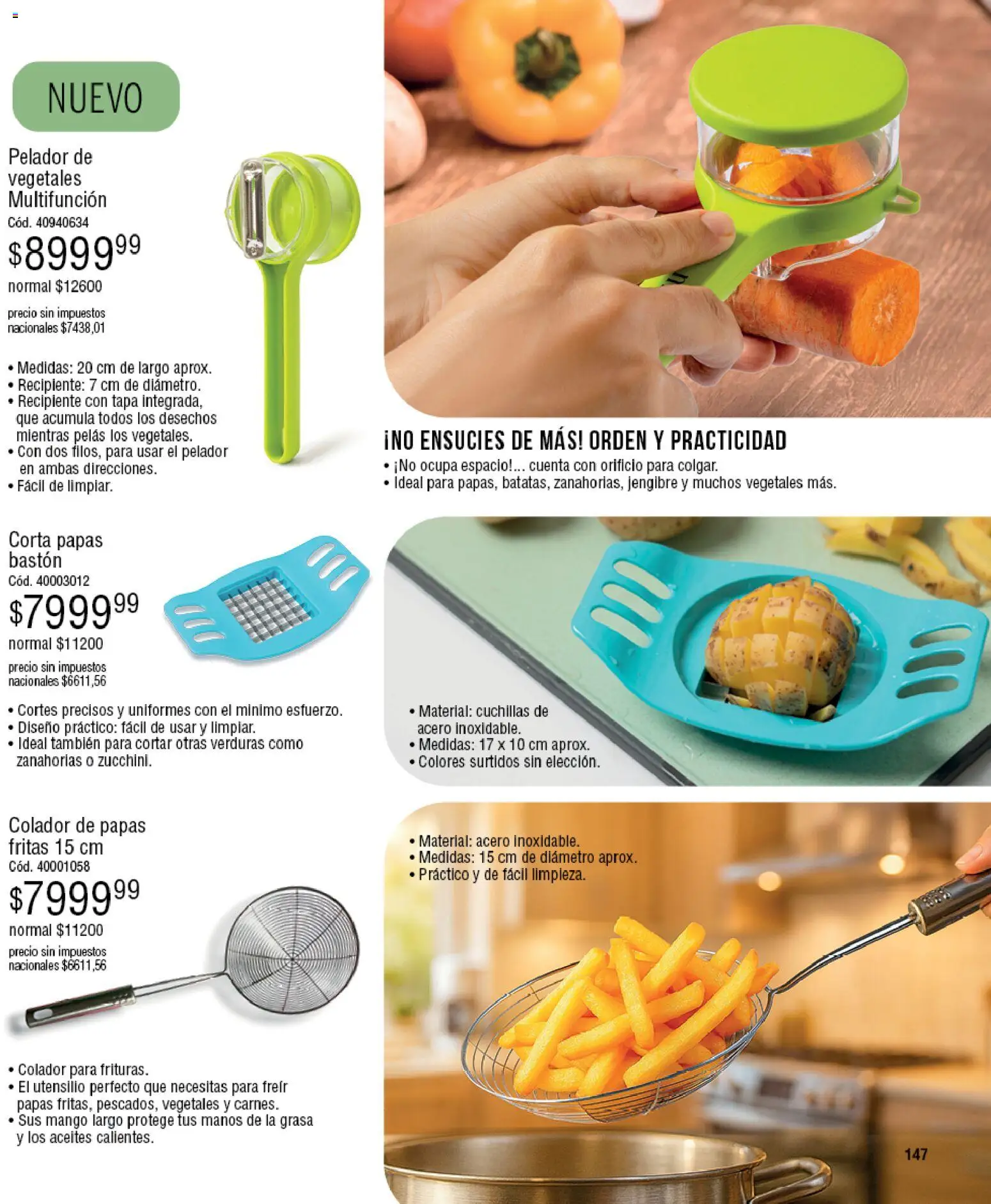 Millanel - Catálogo │ válido desde el 30/03/2026 | Página: 147 | Productos: Zanahorias, Papas, Jengibre, Papas fritas