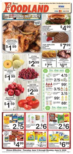 Preview of Foodland weekly ads valid from 02.06.2026